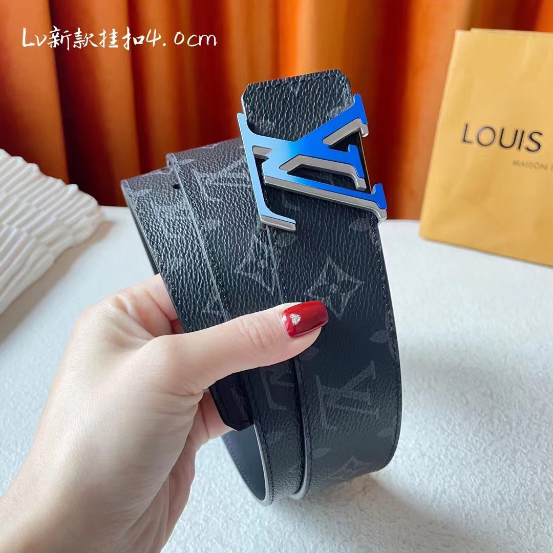 Louis Vuitton Male Basic Belt Cow Leather 40cm-s-m-l