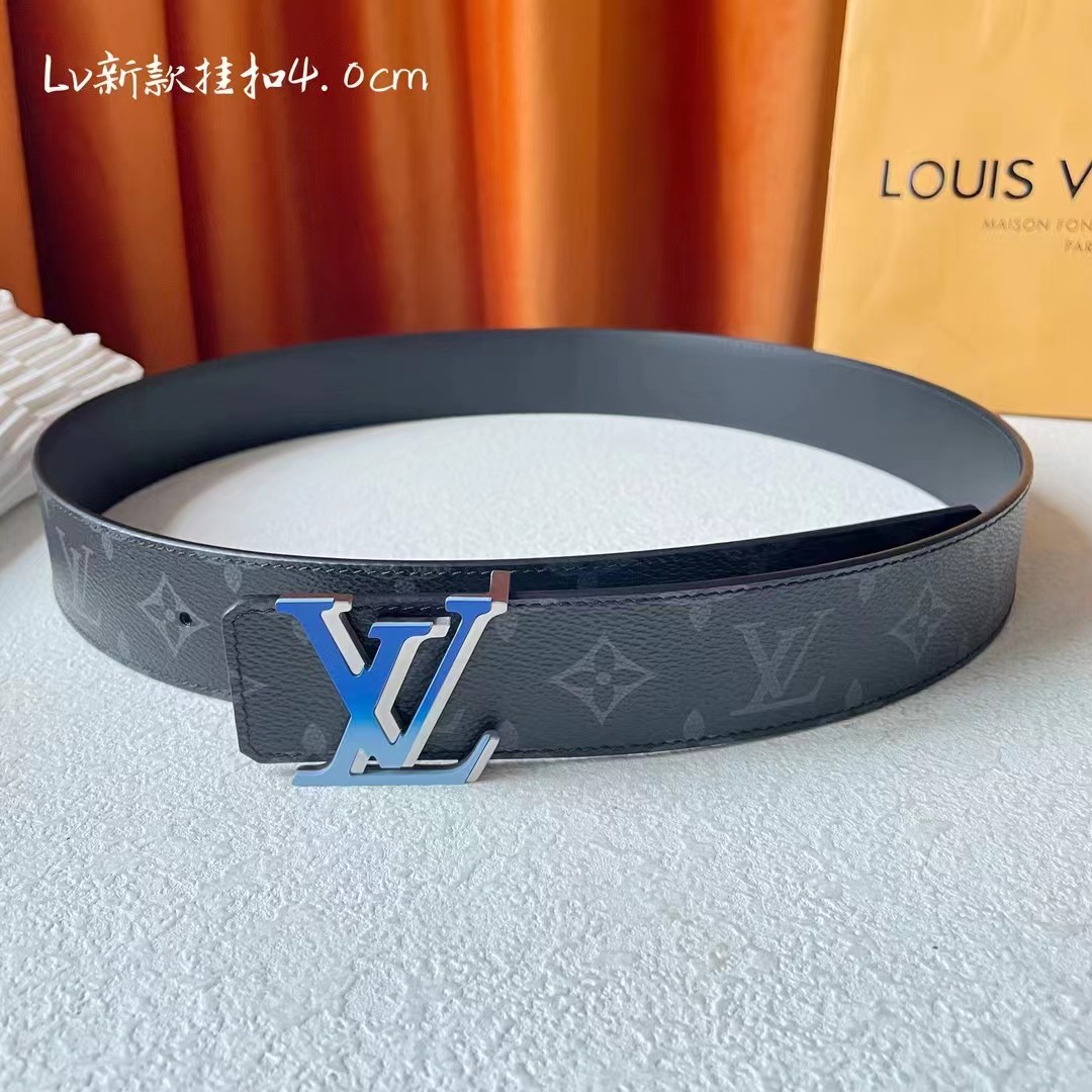 Louis Vuitton Male Basic Belt Cow Leather 40cm-s-m-l