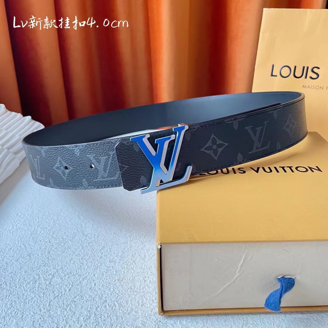 Louis Vuitton Male Basic Belt Cow Leather 40cm-s-m-l