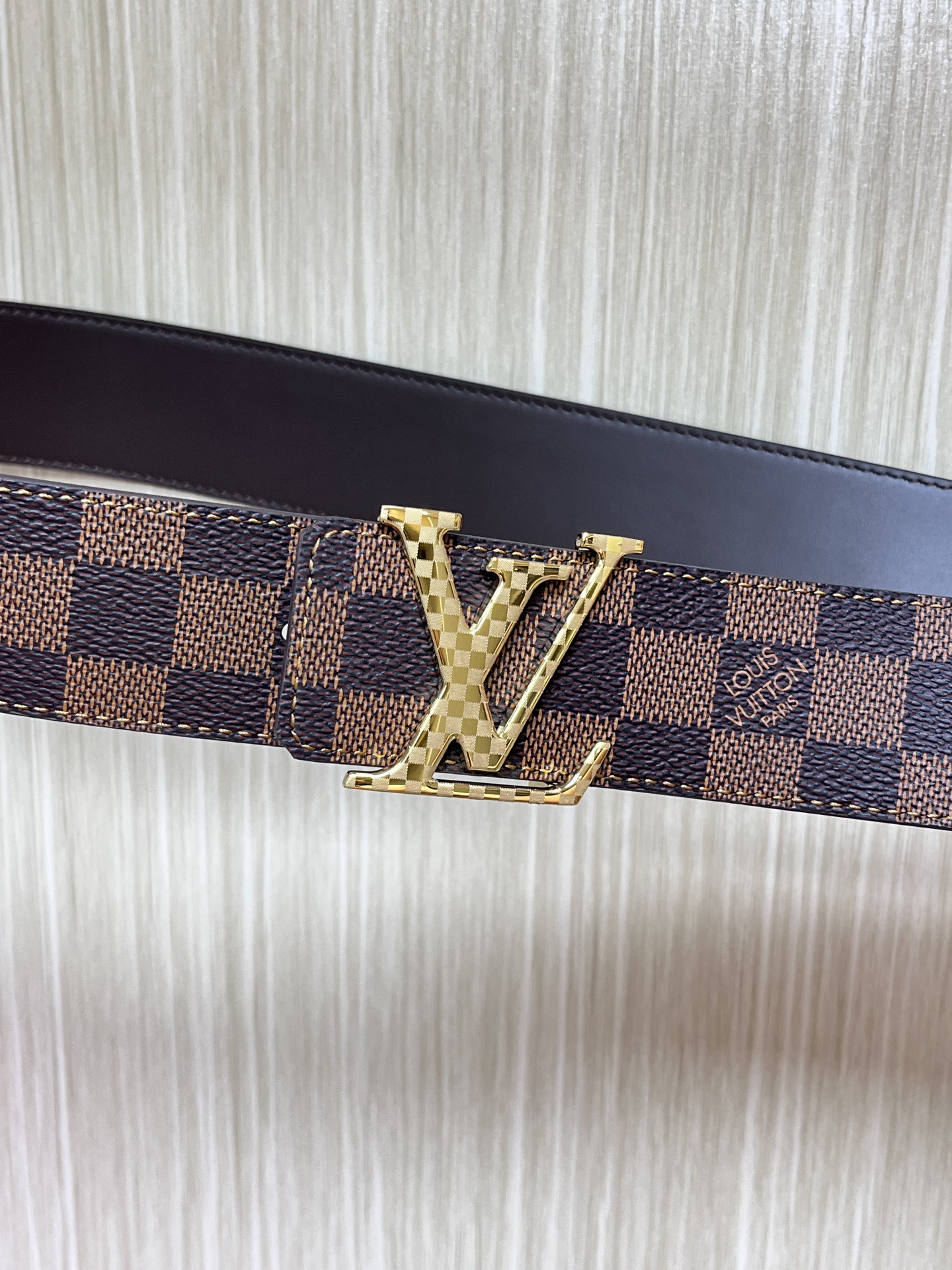 Louis Vuitton Male Basic Belt Cow Leather L