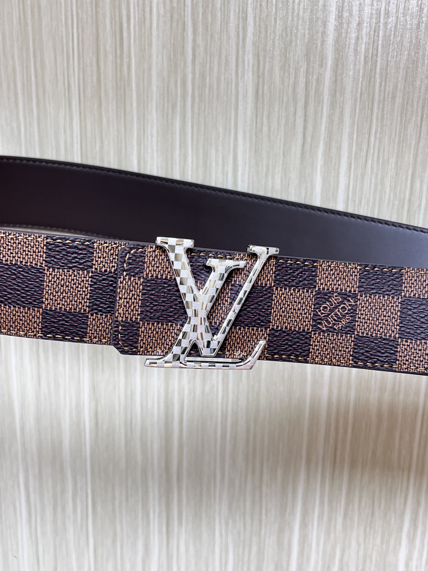 Louis Vuitton Male Basic Belt Cow Leather L