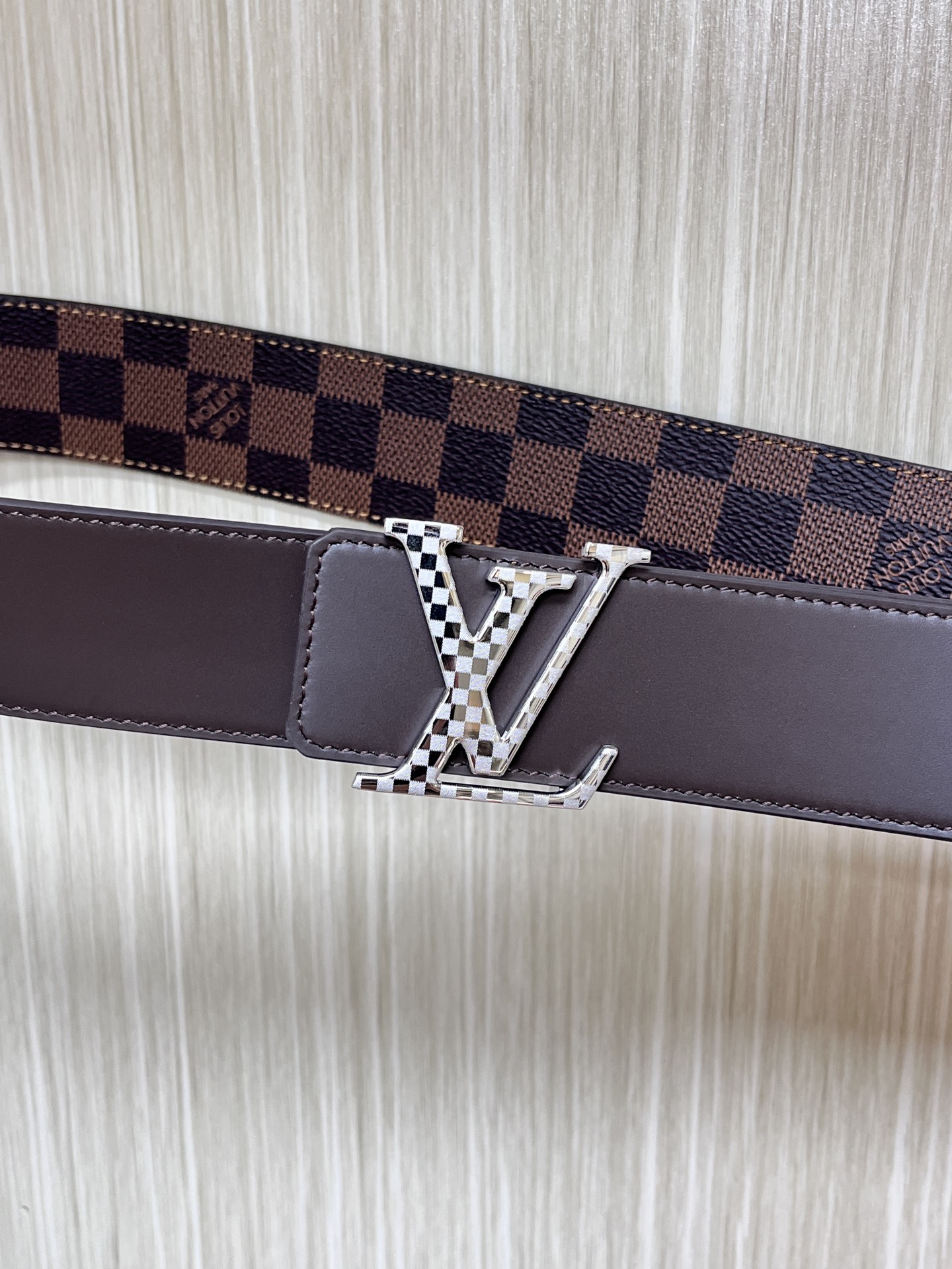 Louis Vuitton Male Basic Belt Cow Leather L
