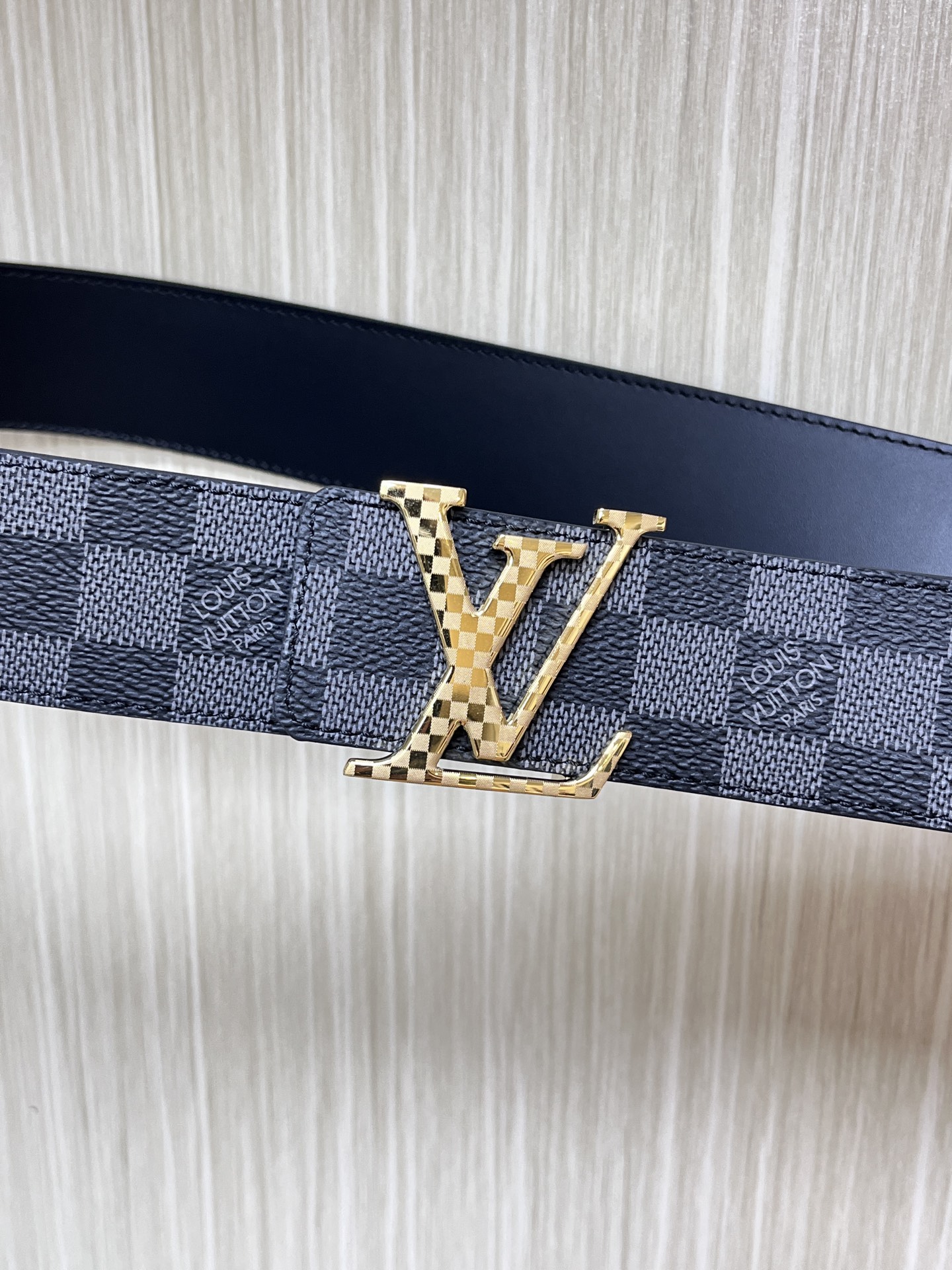 Louis Vuitton Male Basic Belt Cow Leather L