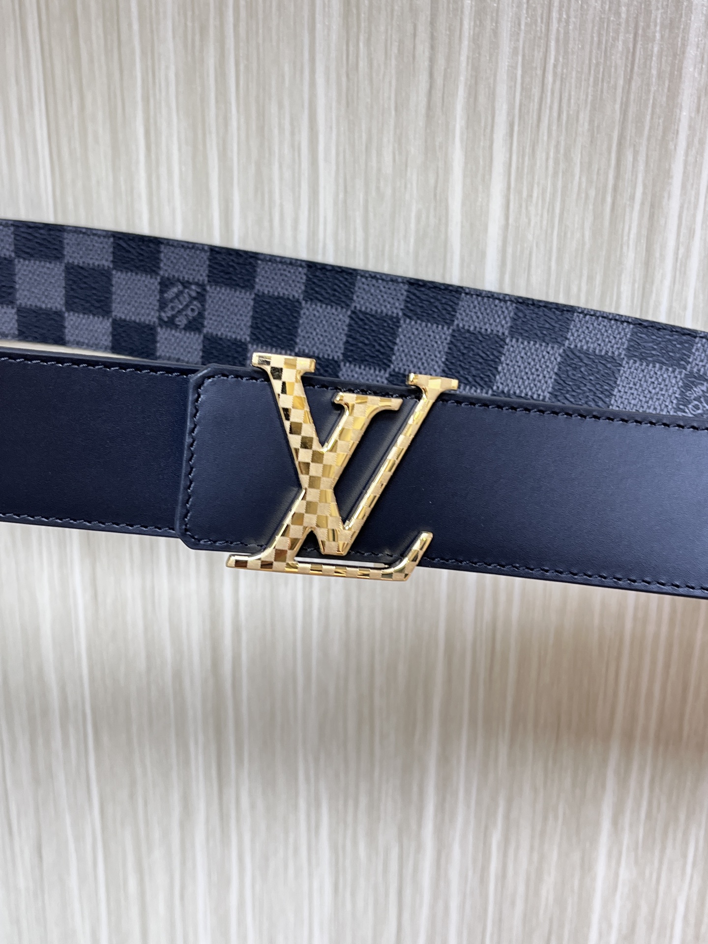 Louis Vuitton Male Basic Belt Cow Leather L