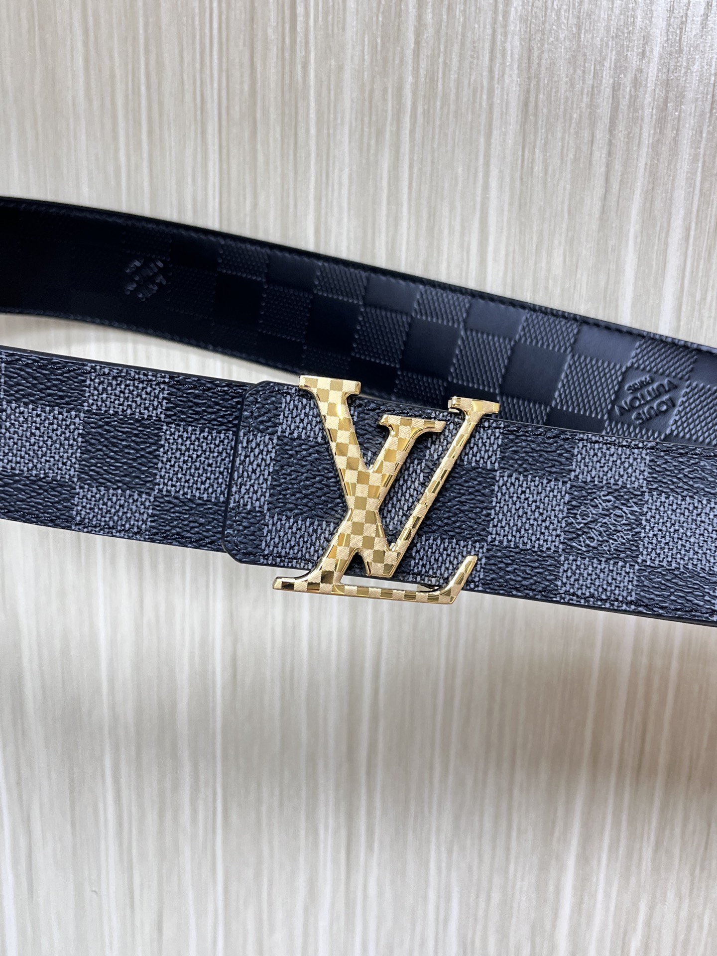 Louis Vuitton Male Basic Belt Cow Leather L