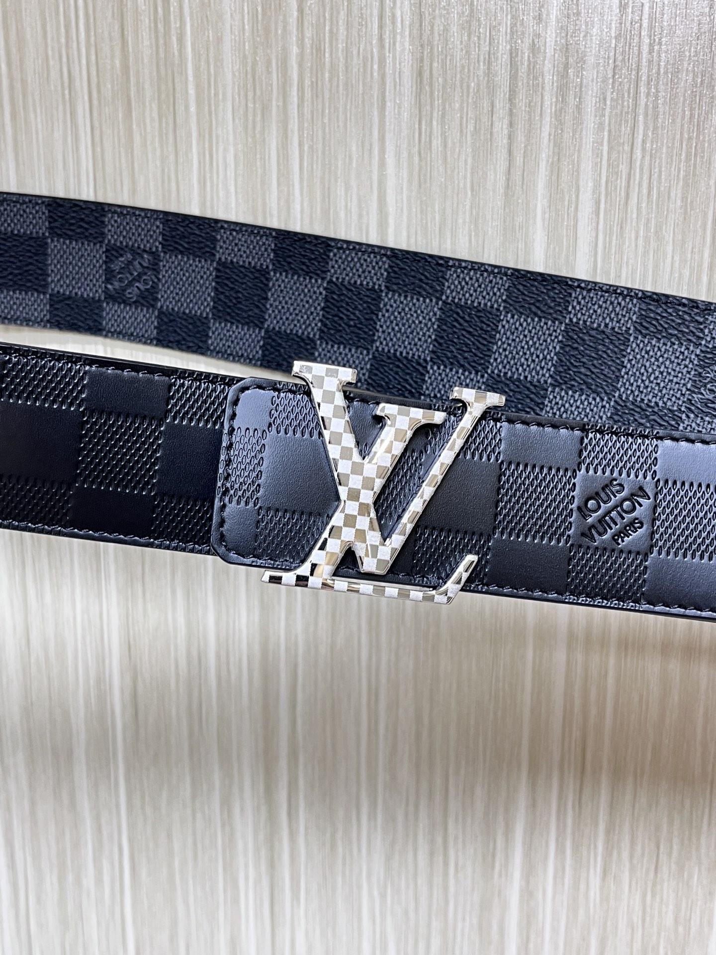 Louis Vuitton Male Basic Belt Cow Leather L