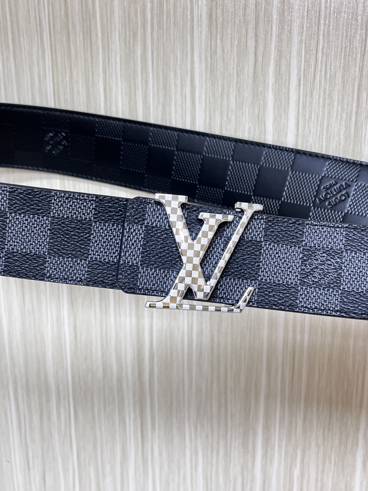 Louis Vuitton Male Basic Belt Cow Leather L