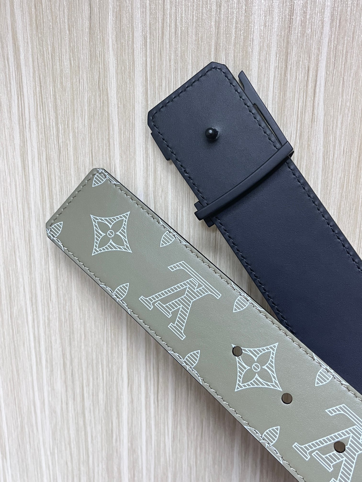 Louis Vuitton Male Basic Belt Cow Leather L