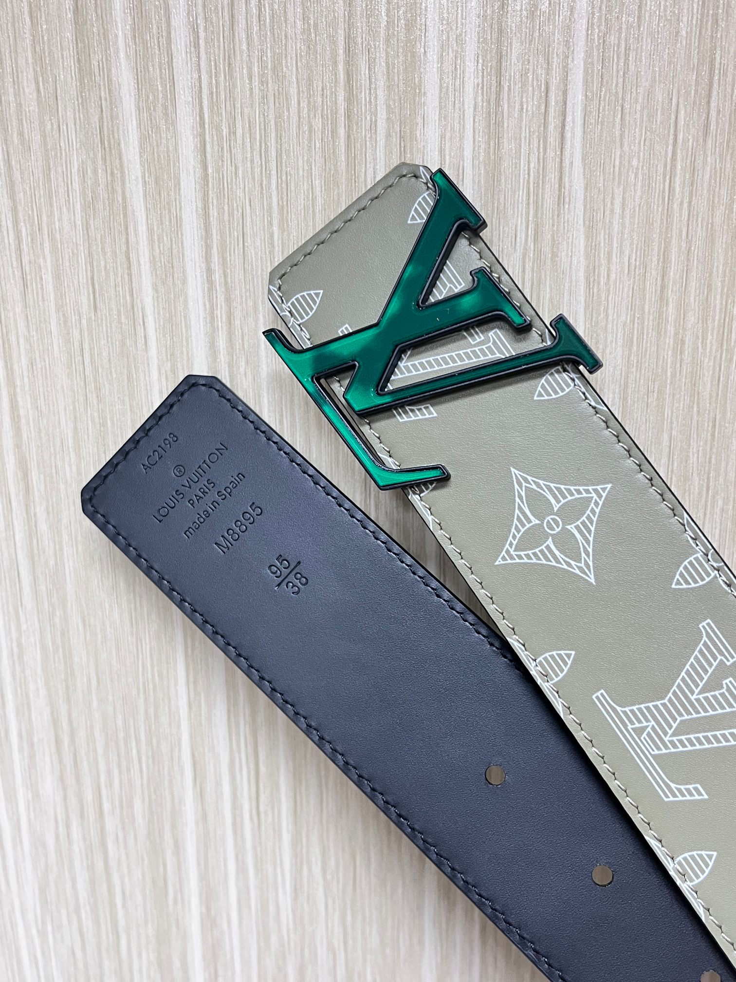 Louis Vuitton Male Basic Belt Cow Leather L