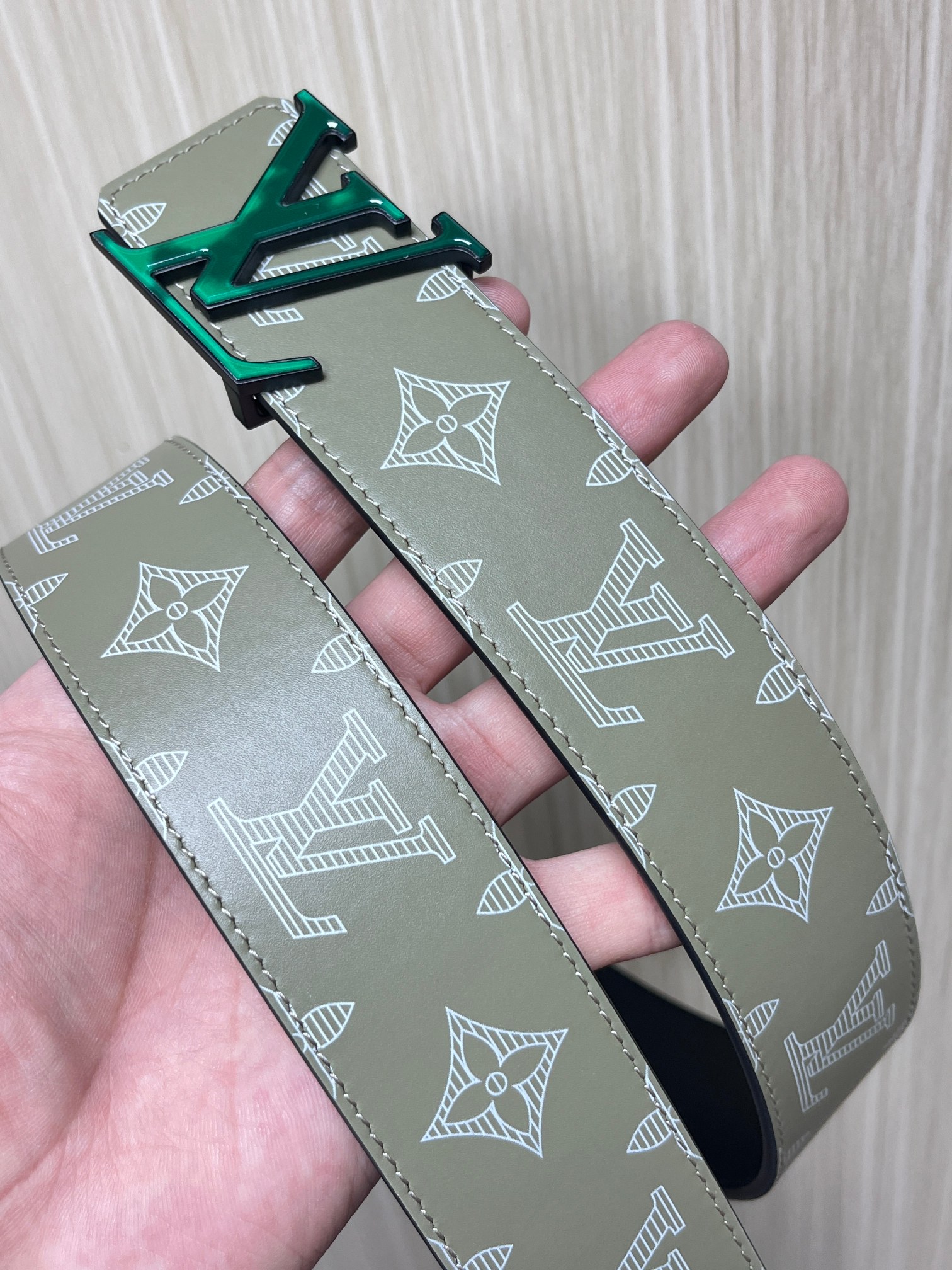 Louis Vuitton Male Basic Belt Cow Leather L