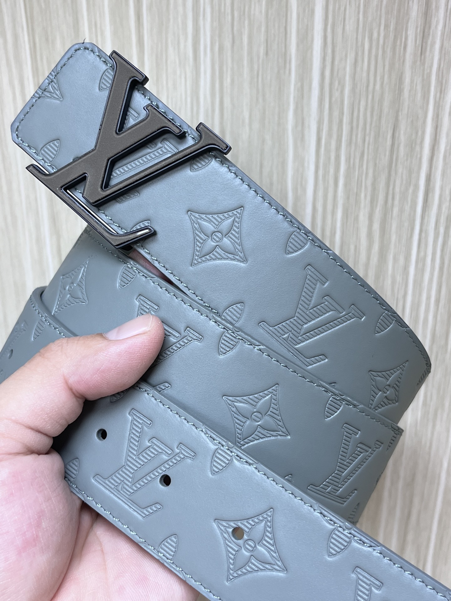 Louis Vuitton Male Basic Belt Cow Leather L