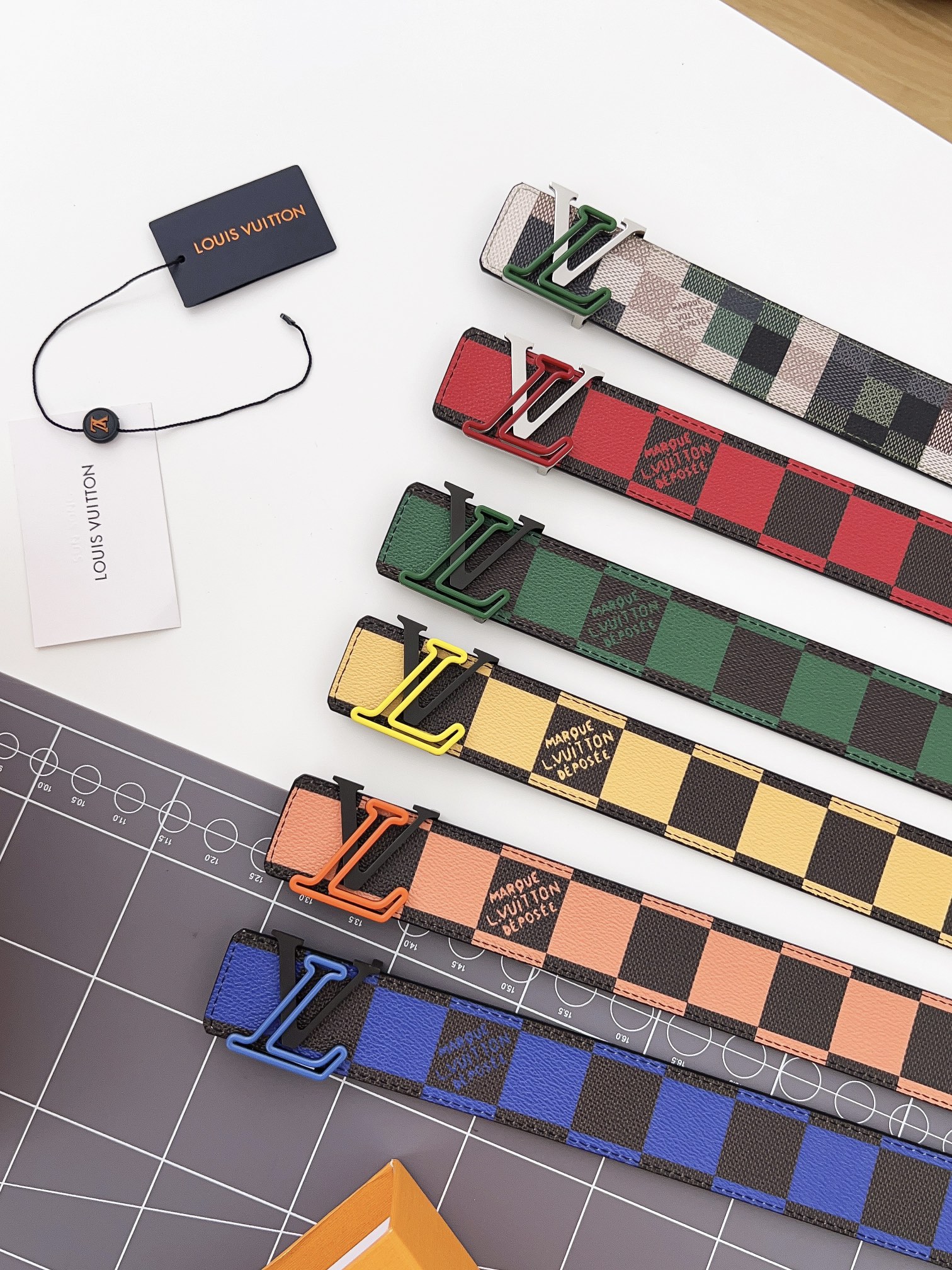 Louis Vuitton Male Basic Belt Cow Leather L