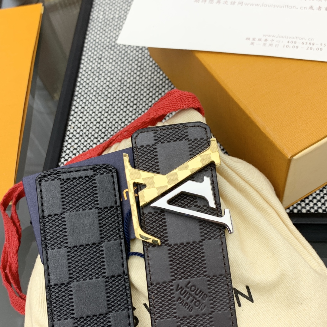 Louis Vuitton Male Leather Belt L