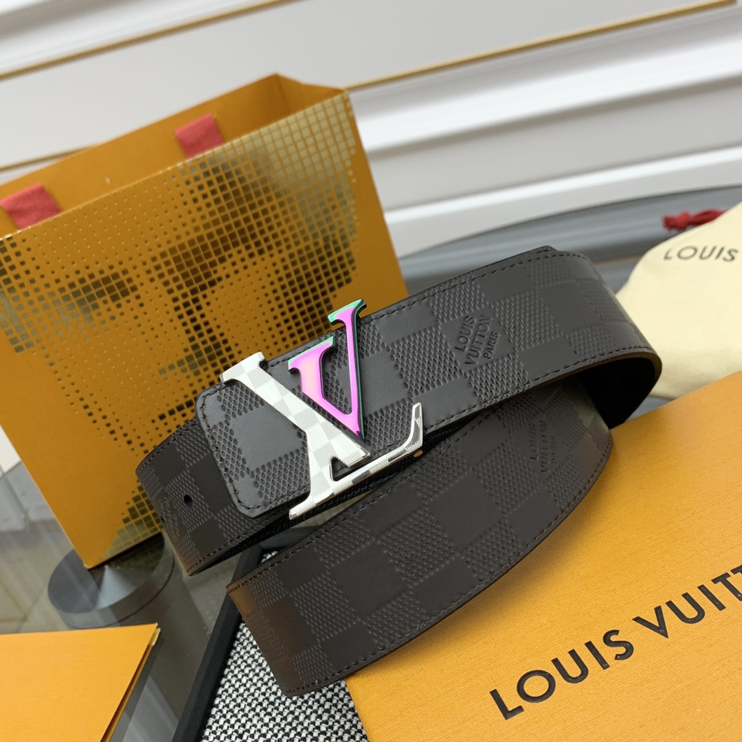 Louis Vuitton Male Leather Belt L