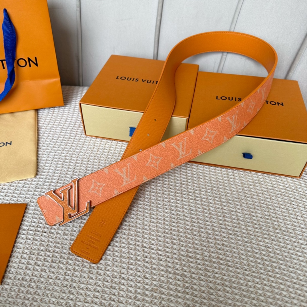 Louis Vuitton Male Basic Belt Cow Leather L