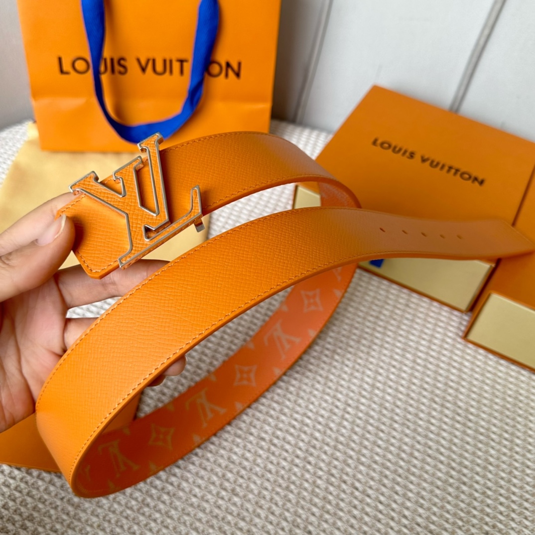 Louis Vuitton Male Basic Belt Cow Leather L