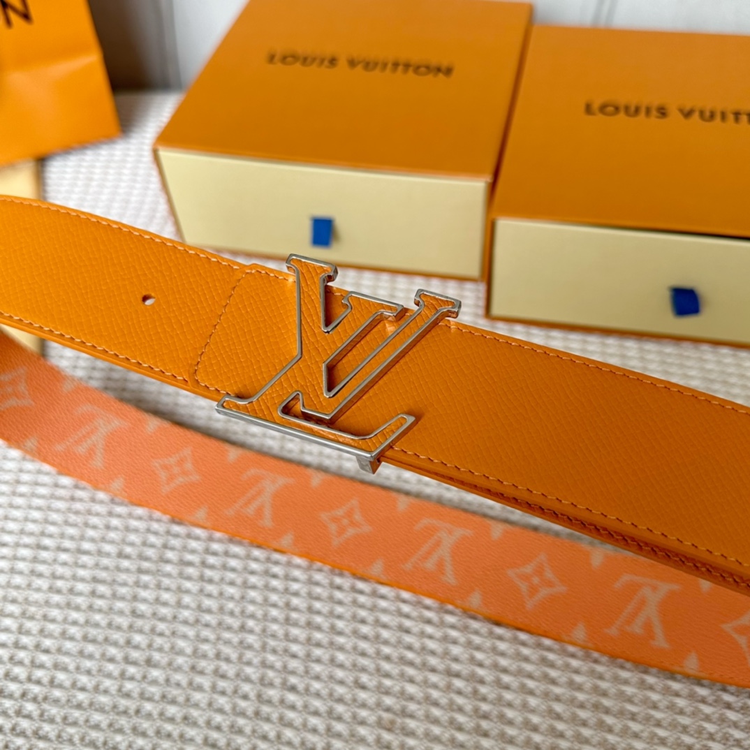Louis Vuitton Male Basic Belt Cow Leather L