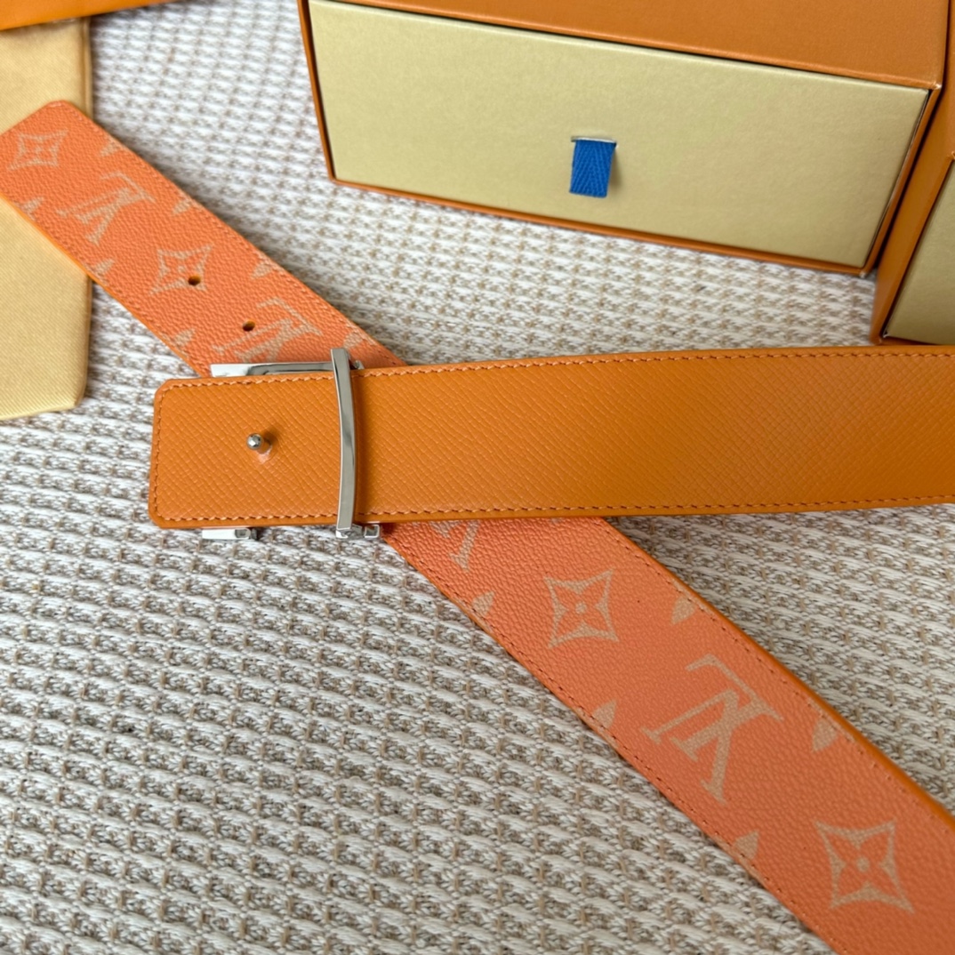 Louis Vuitton Male Basic Belt Cow Leather L