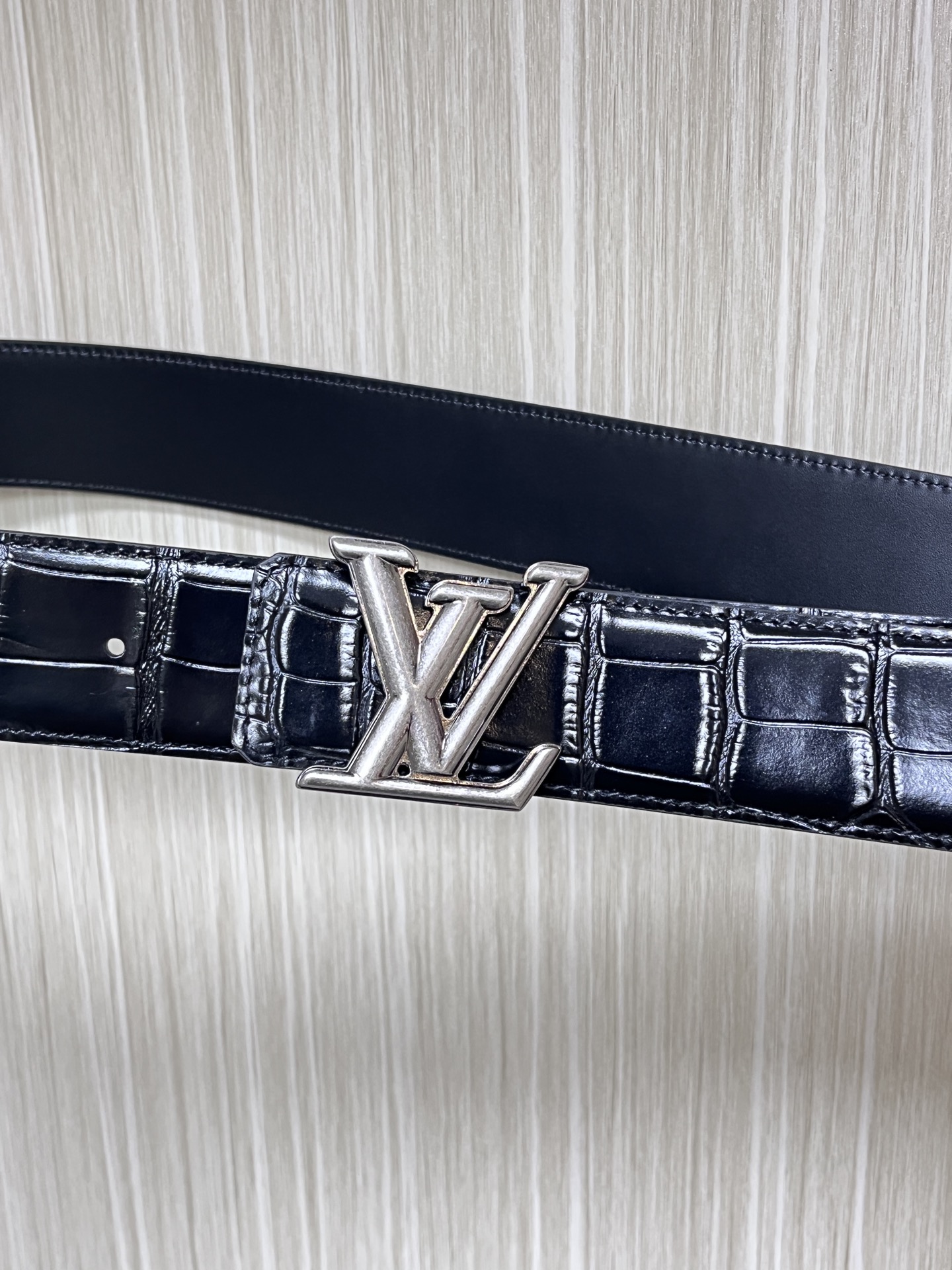 Louis Vuitton Male Basic Belt Cow Leather L