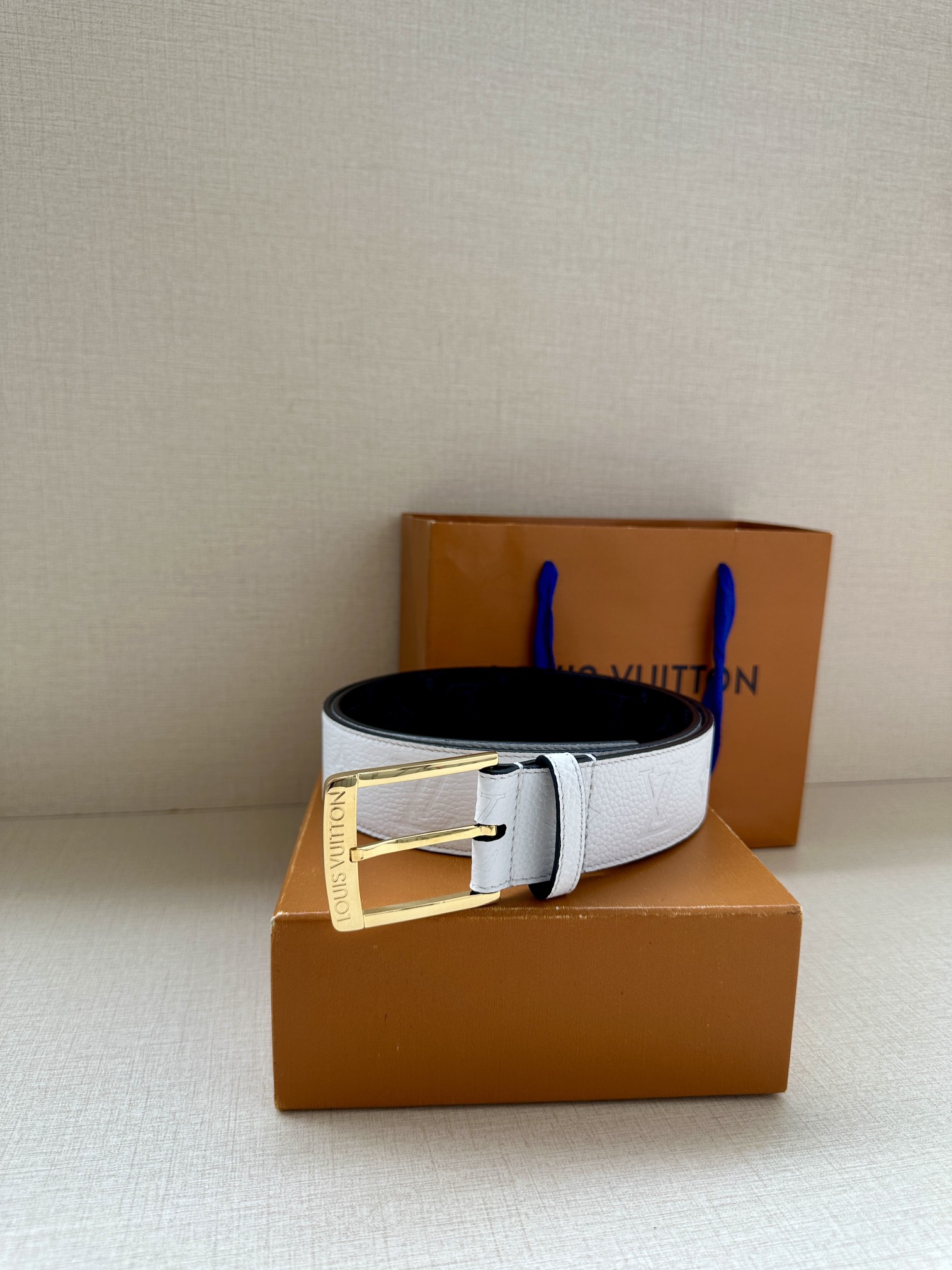 Louis Vuitton Male Pin Buckle Belt Canvas S-m-l