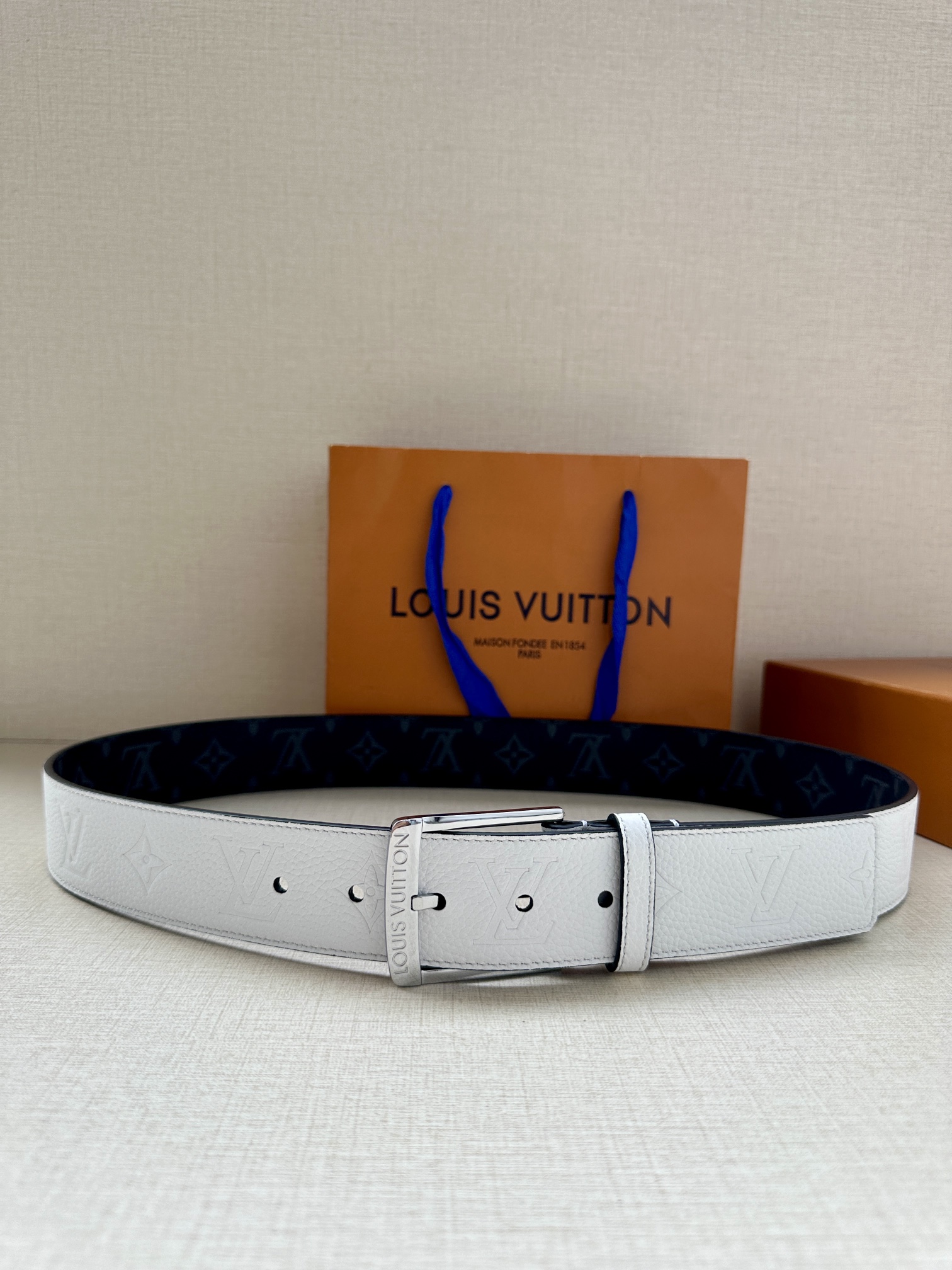 Louis Vuitton Male Pin Buckle Belt Canvas S-m-l