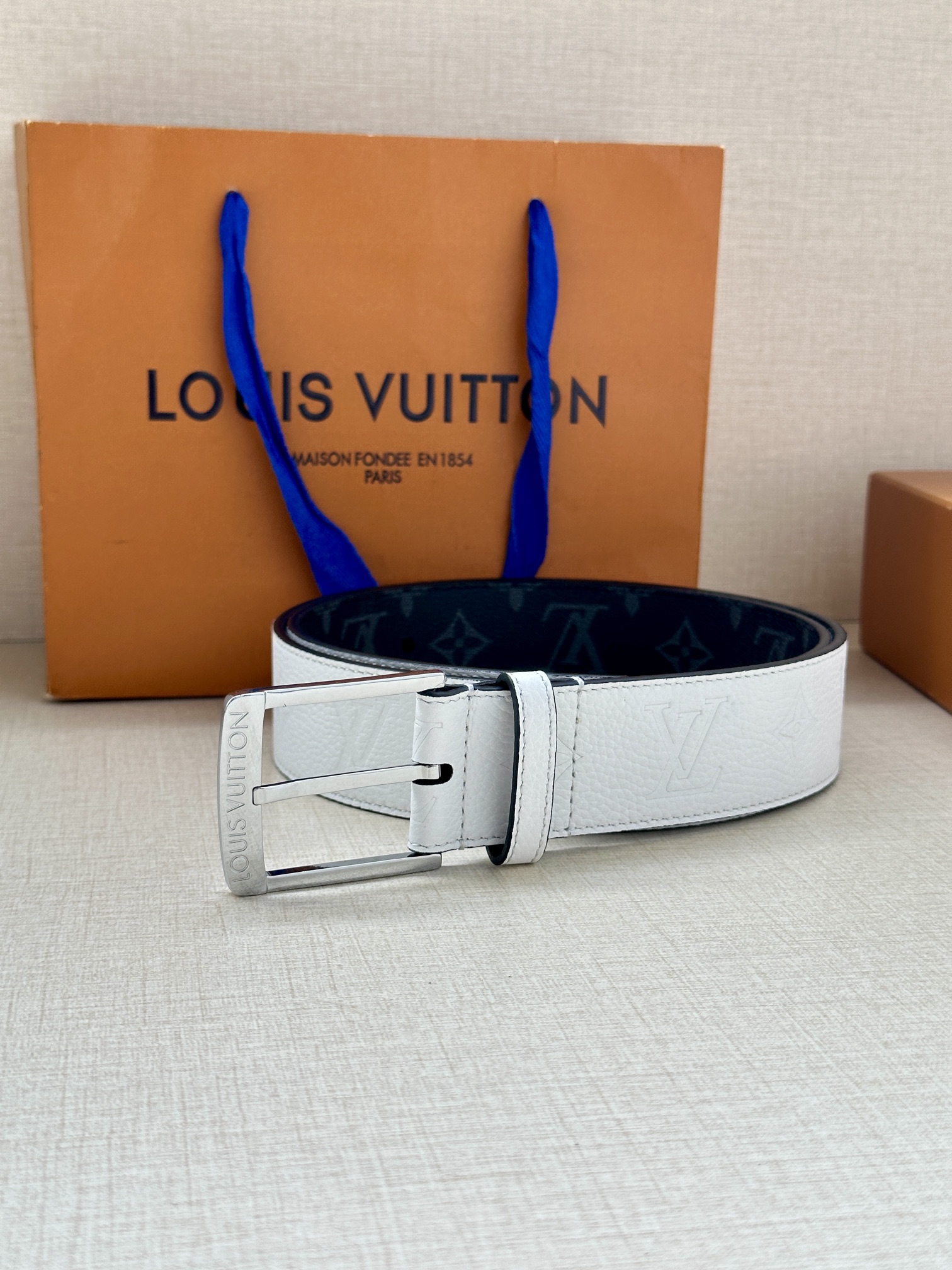 Louis Vuitton Male Pin Buckle Belt Canvas S-m-l