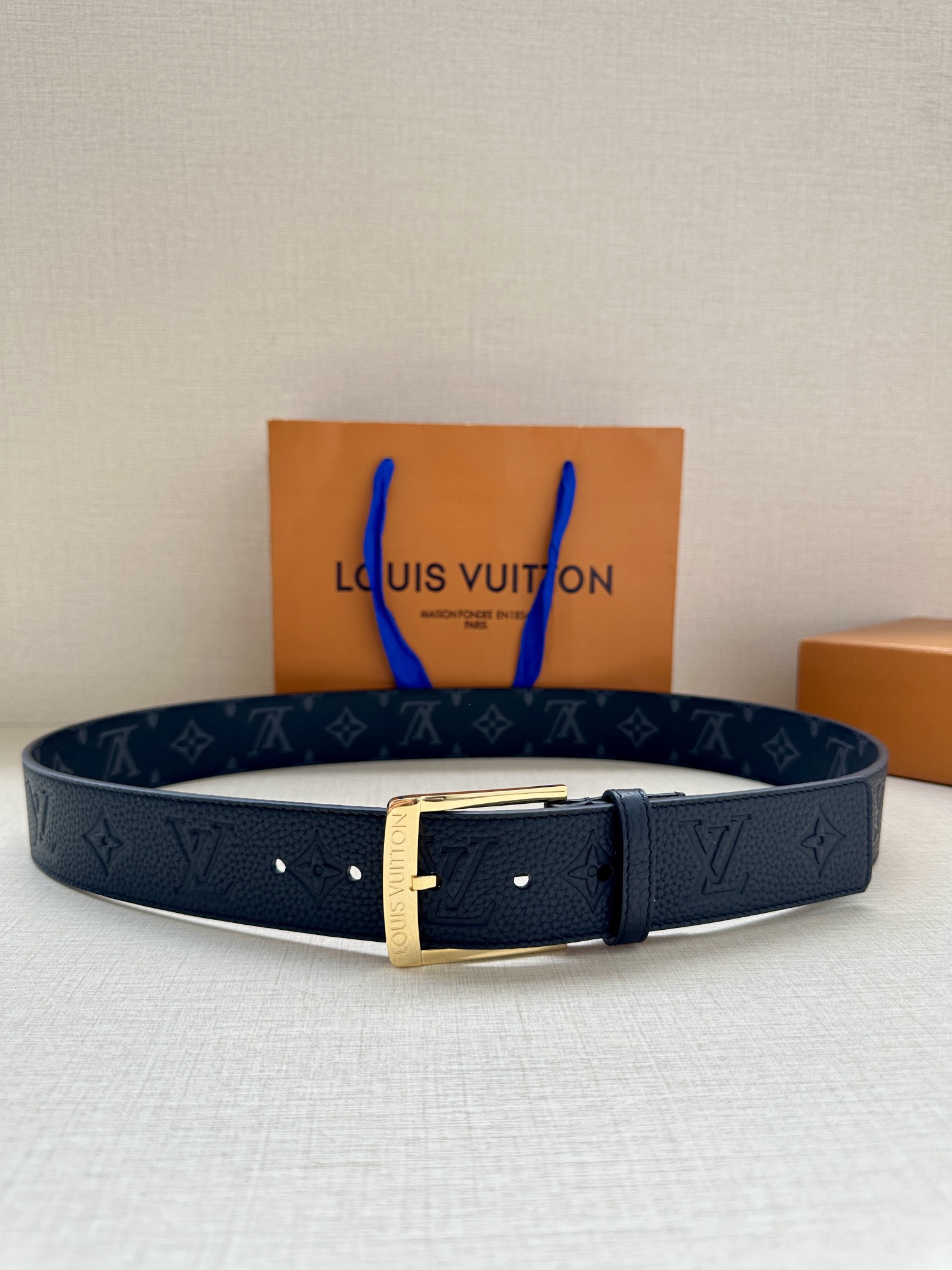 Louis Vuitton Male Pin Buckle Belt Canvas S-m-l