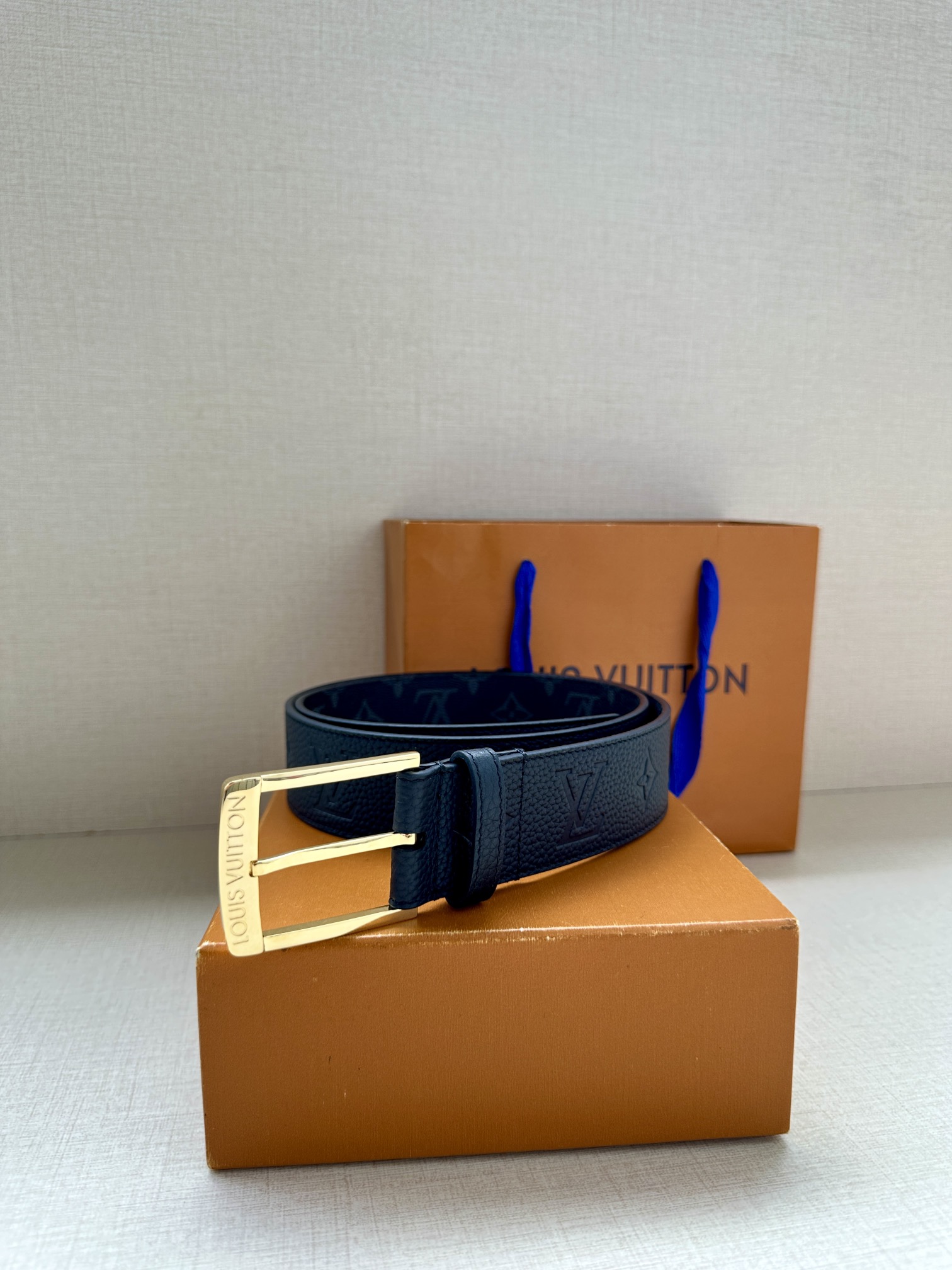 Louis Vuitton Male Pin Buckle Belt Canvas S-m-l