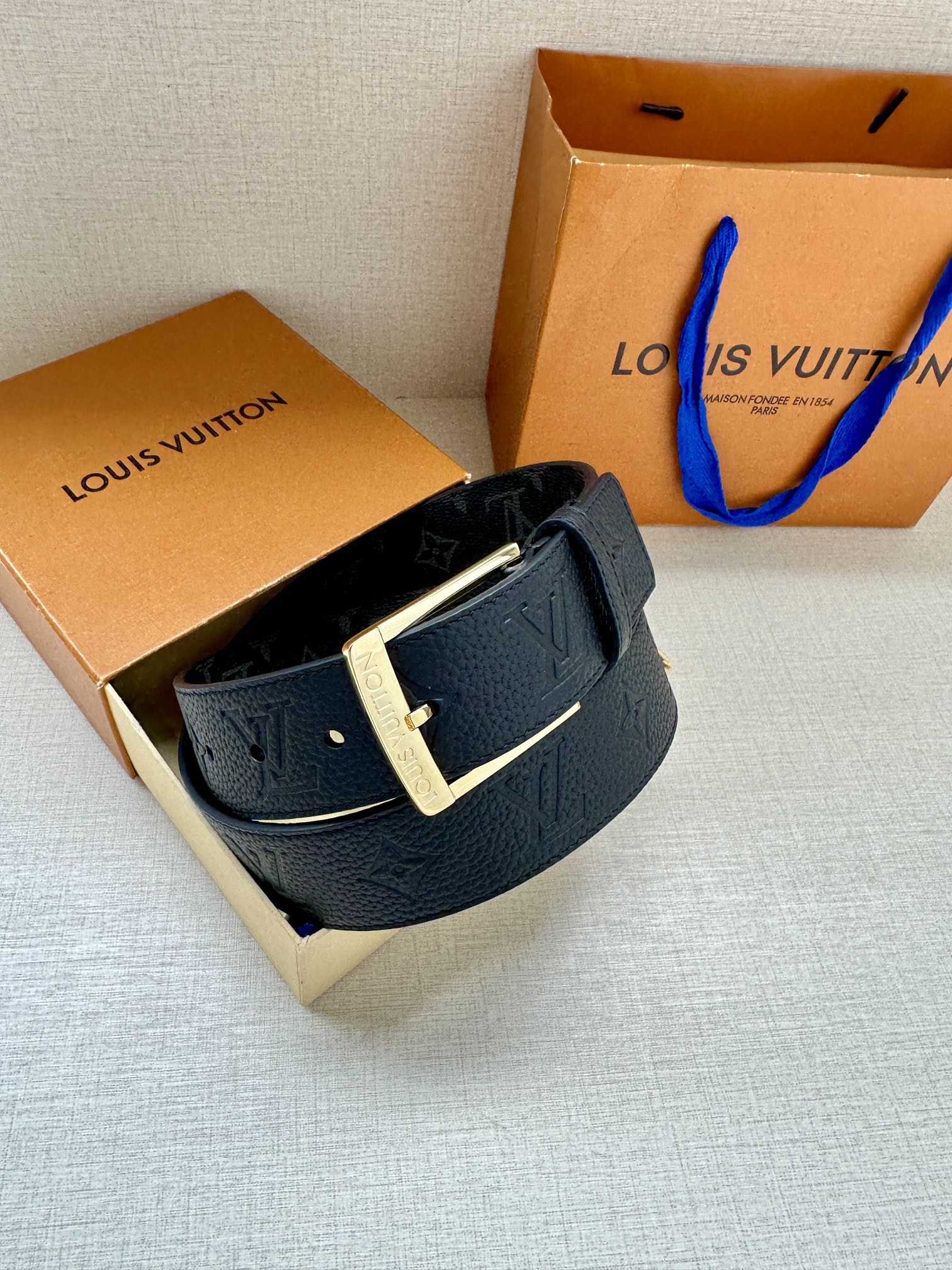 Louis Vuitton Male Pin Buckle Belt Canvas S-m-l