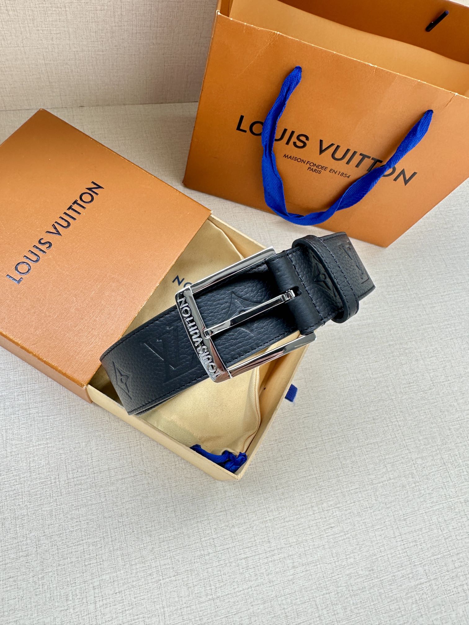 Louis Vuitton Male Pin Buckle Belt Canvas S-m-l