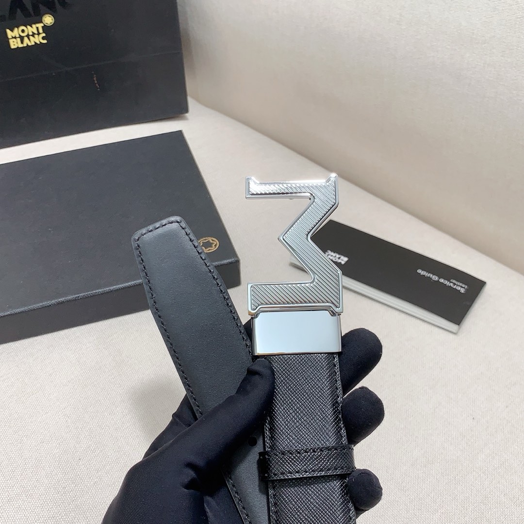 Montblanc Male Basic Belt Cow Leather M-l