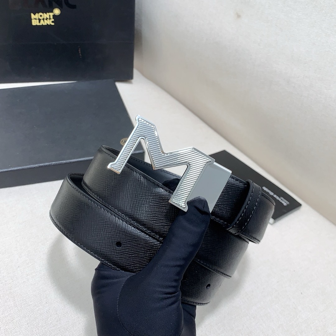 Montblanc Male Basic Belt Cow Leather M-l