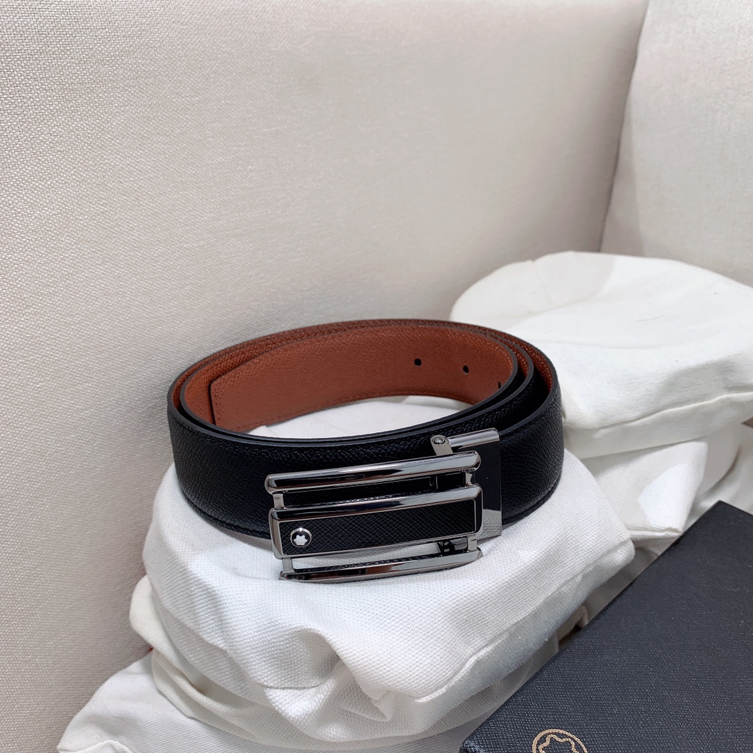 Montblanc Male Basic Belt Cow Leather M-l