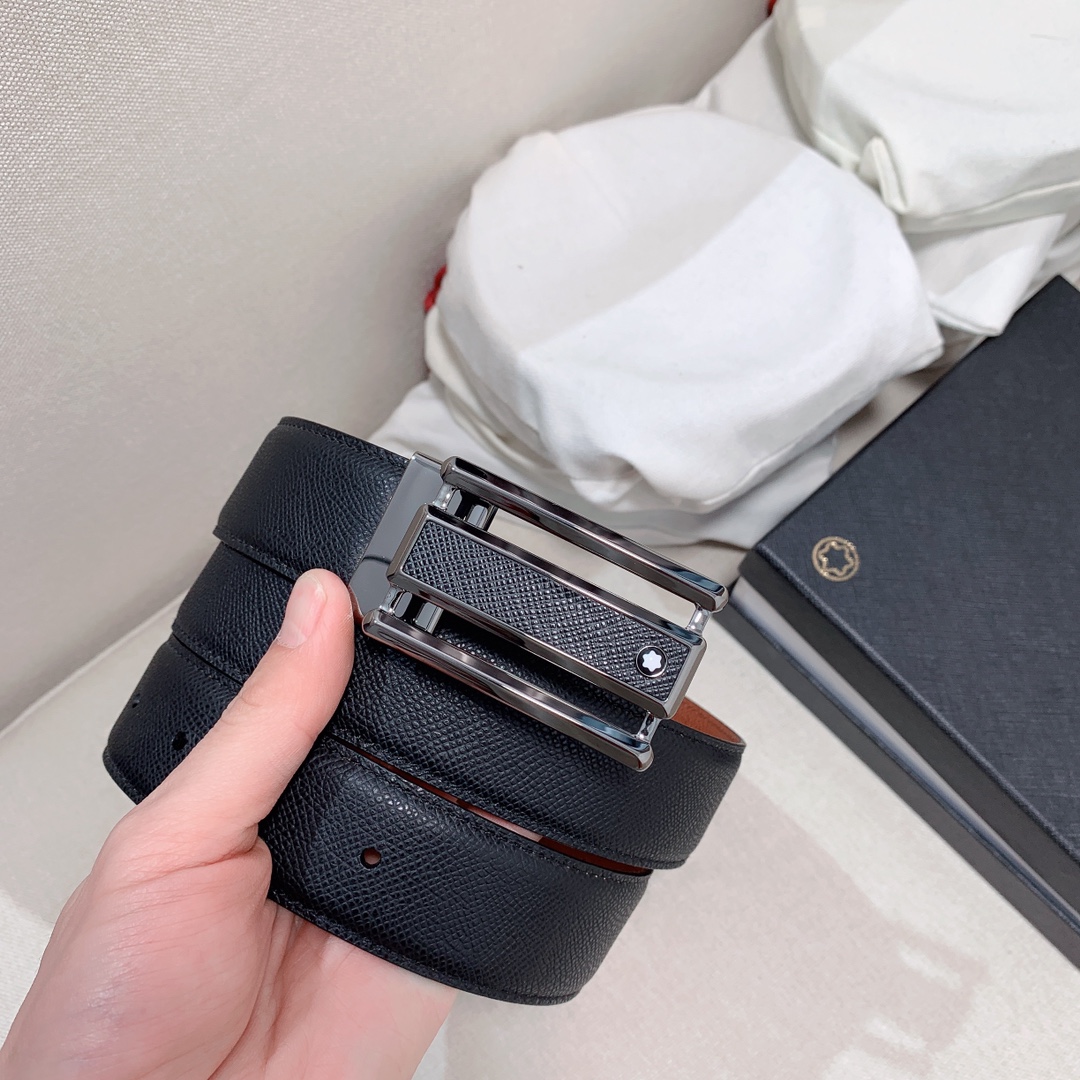 Montblanc Male Basic Belt Cow Leather M-l