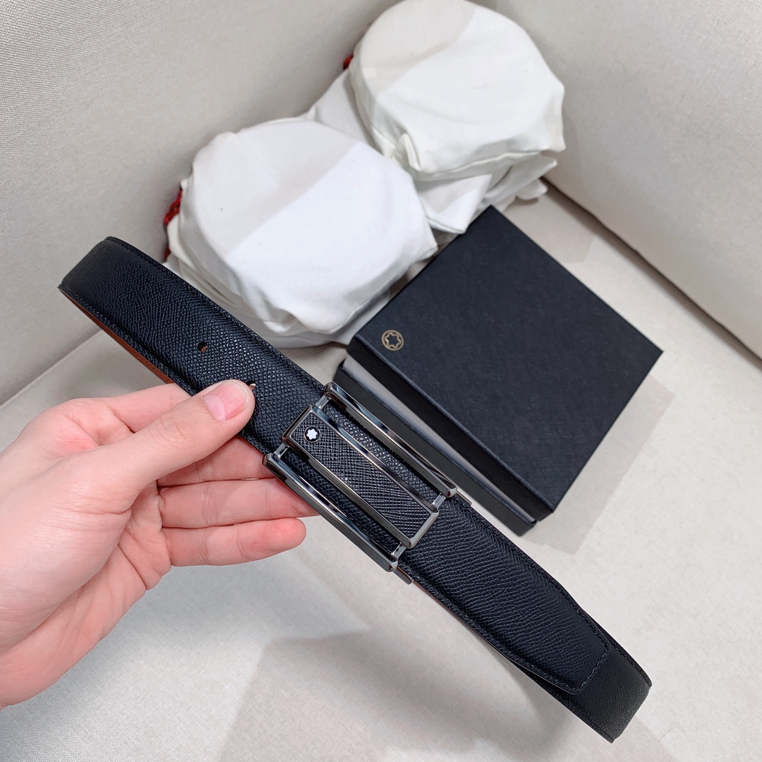 Montblanc Male Basic Belt Cow Leather M-l