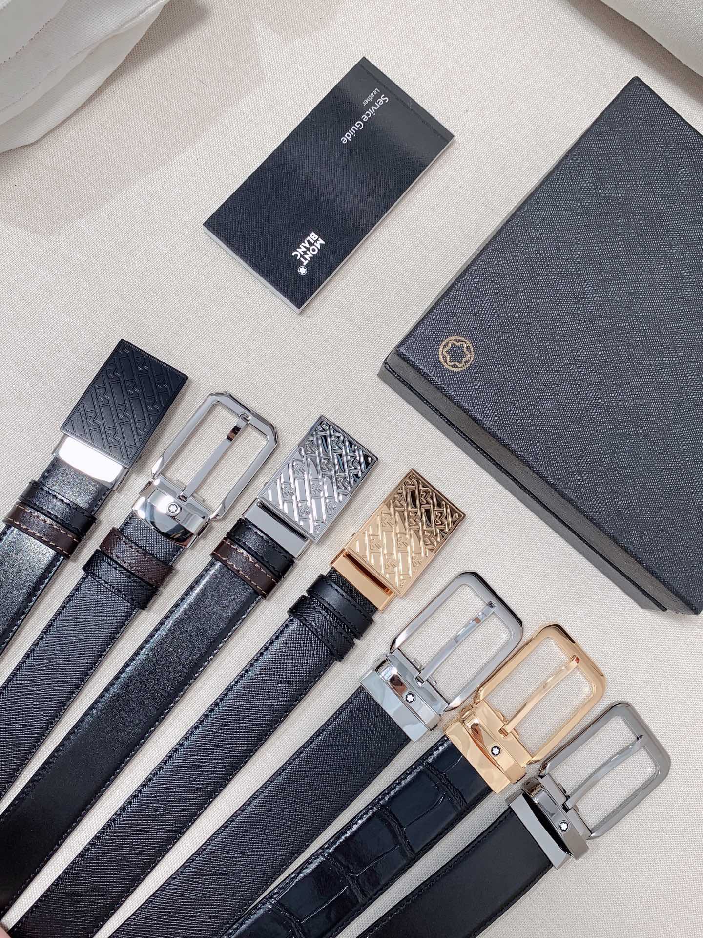 Montblanc Male Basic Belt Cow Leather M-l