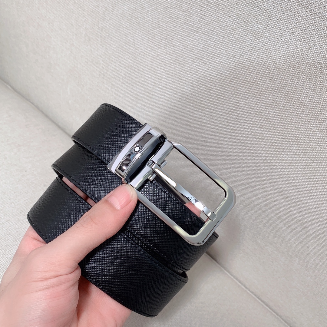 Montblanc Male Basic Belt Cow Leather M-l