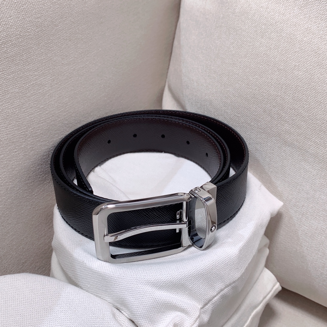 Montblanc Male Basic Belt Cow Leather M-l