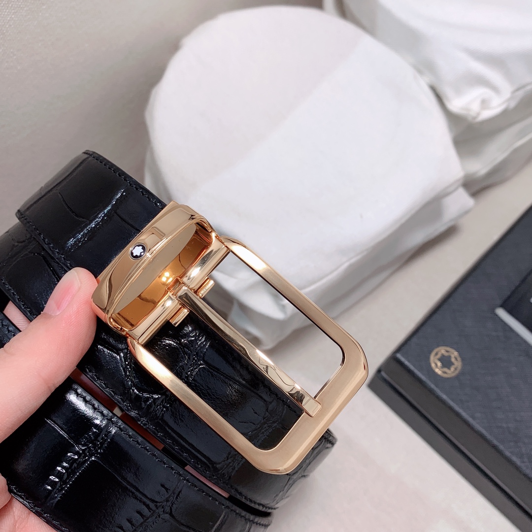 Montblanc Male Basic Belt Cow Leather M-l