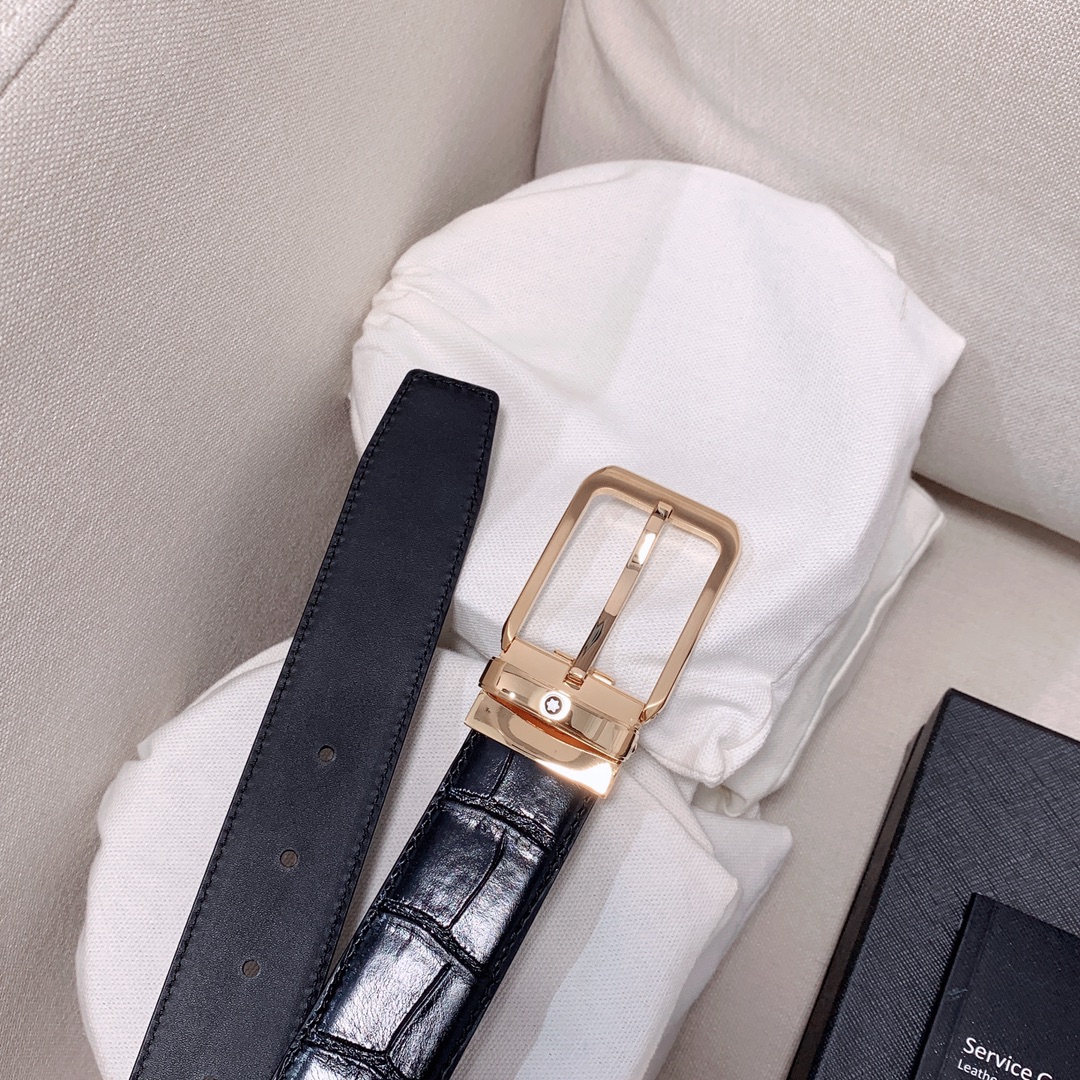 Montblanc Male Basic Belt Cow Leather M-l