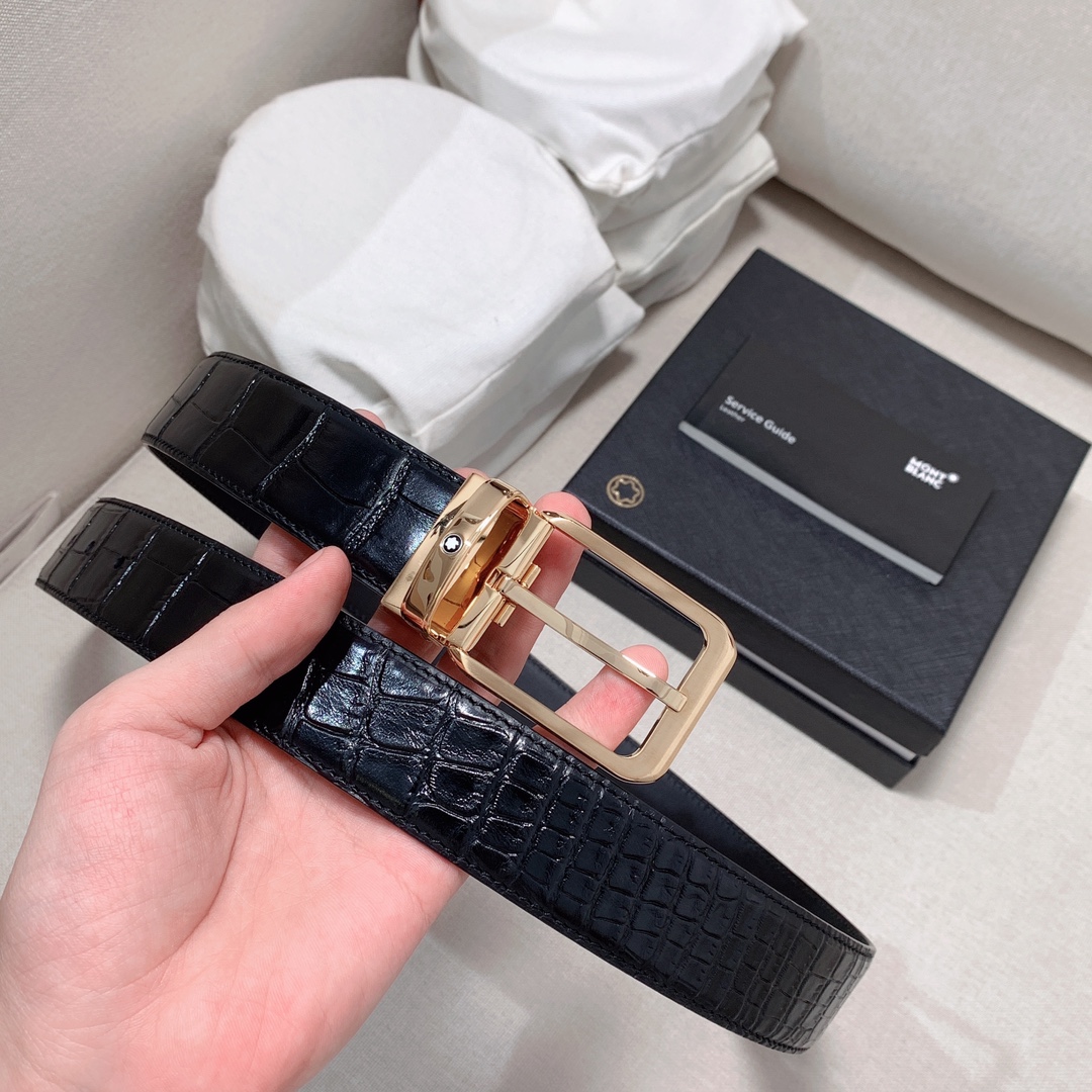 Montblanc Male Basic Belt Cow Leather M-l