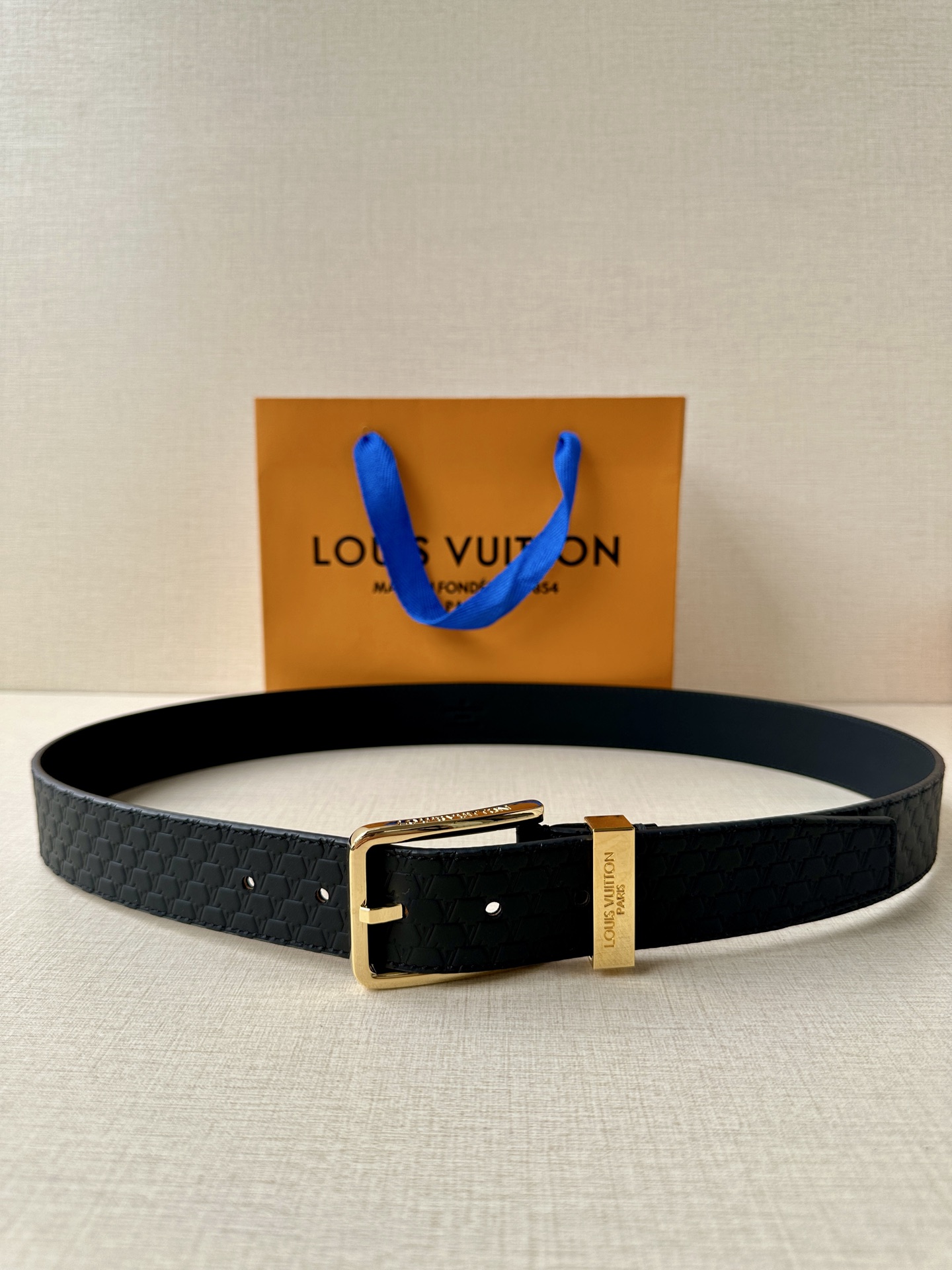 Leather Belt Silver S