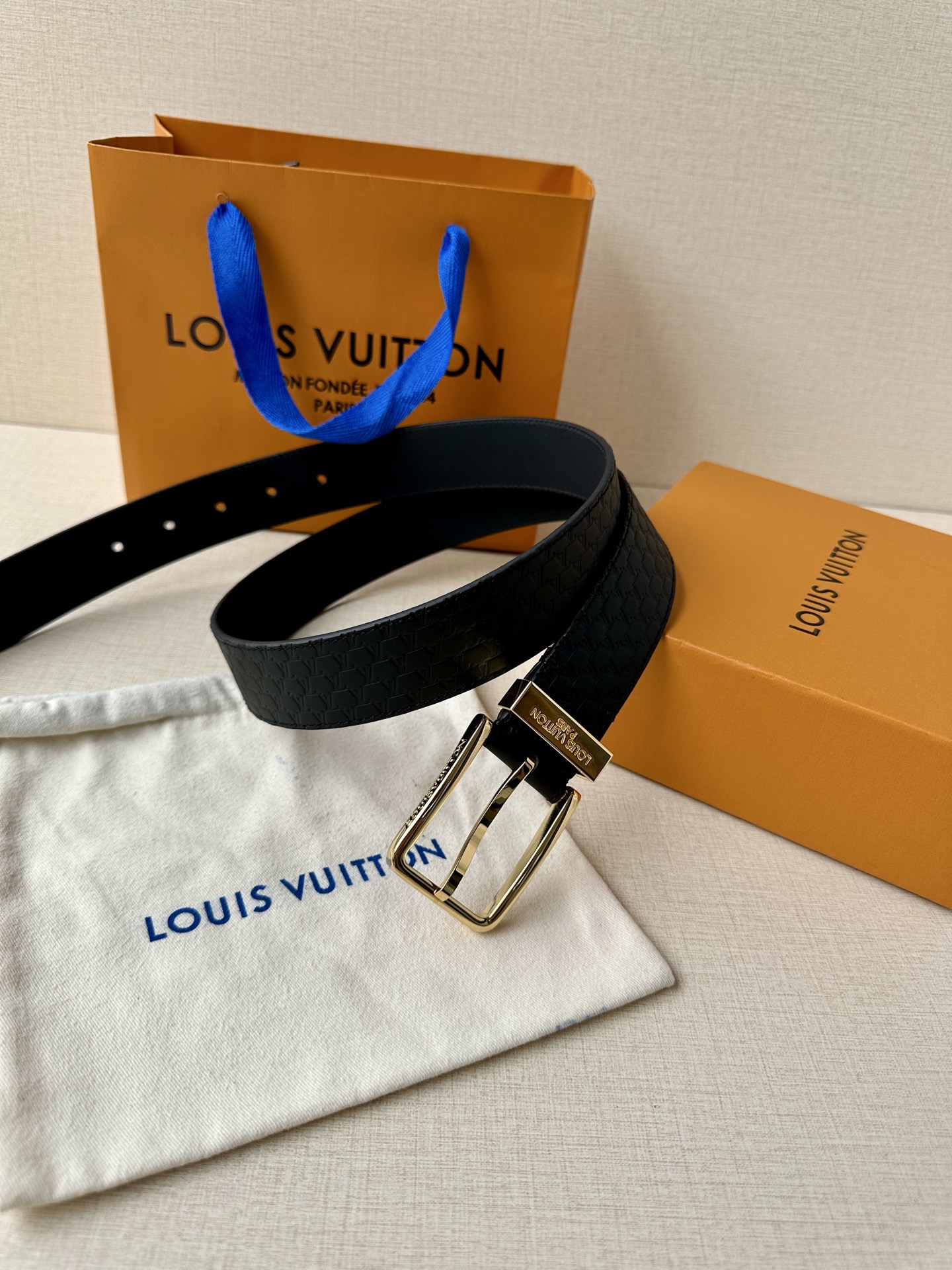 Leather Belt Silver S