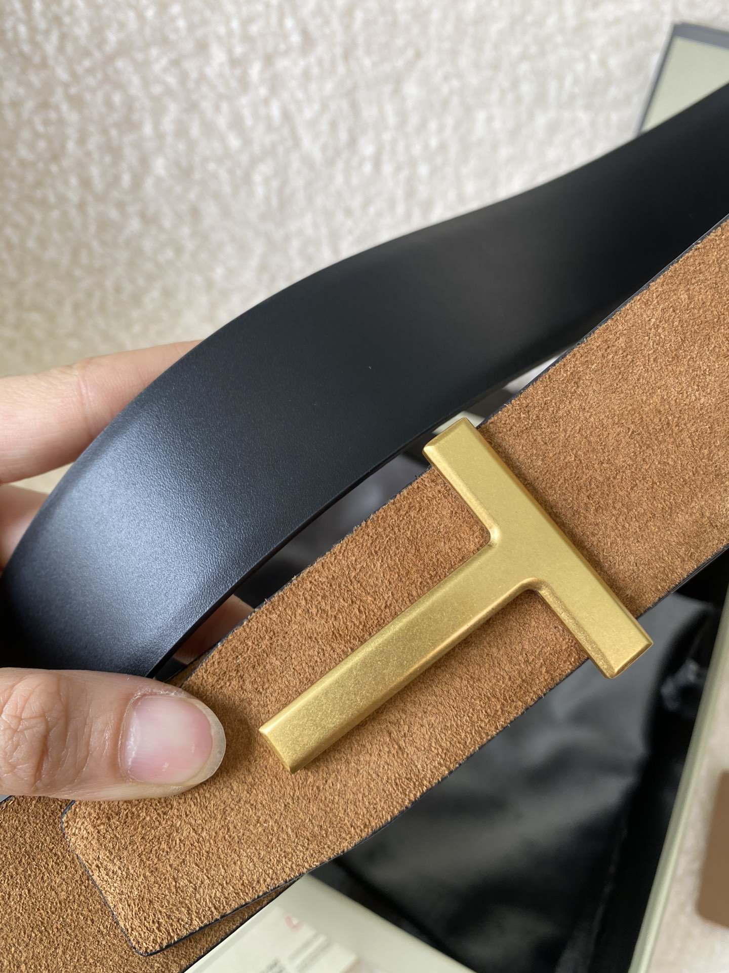 Tom Ford Male Basic Belt Cow Leather M