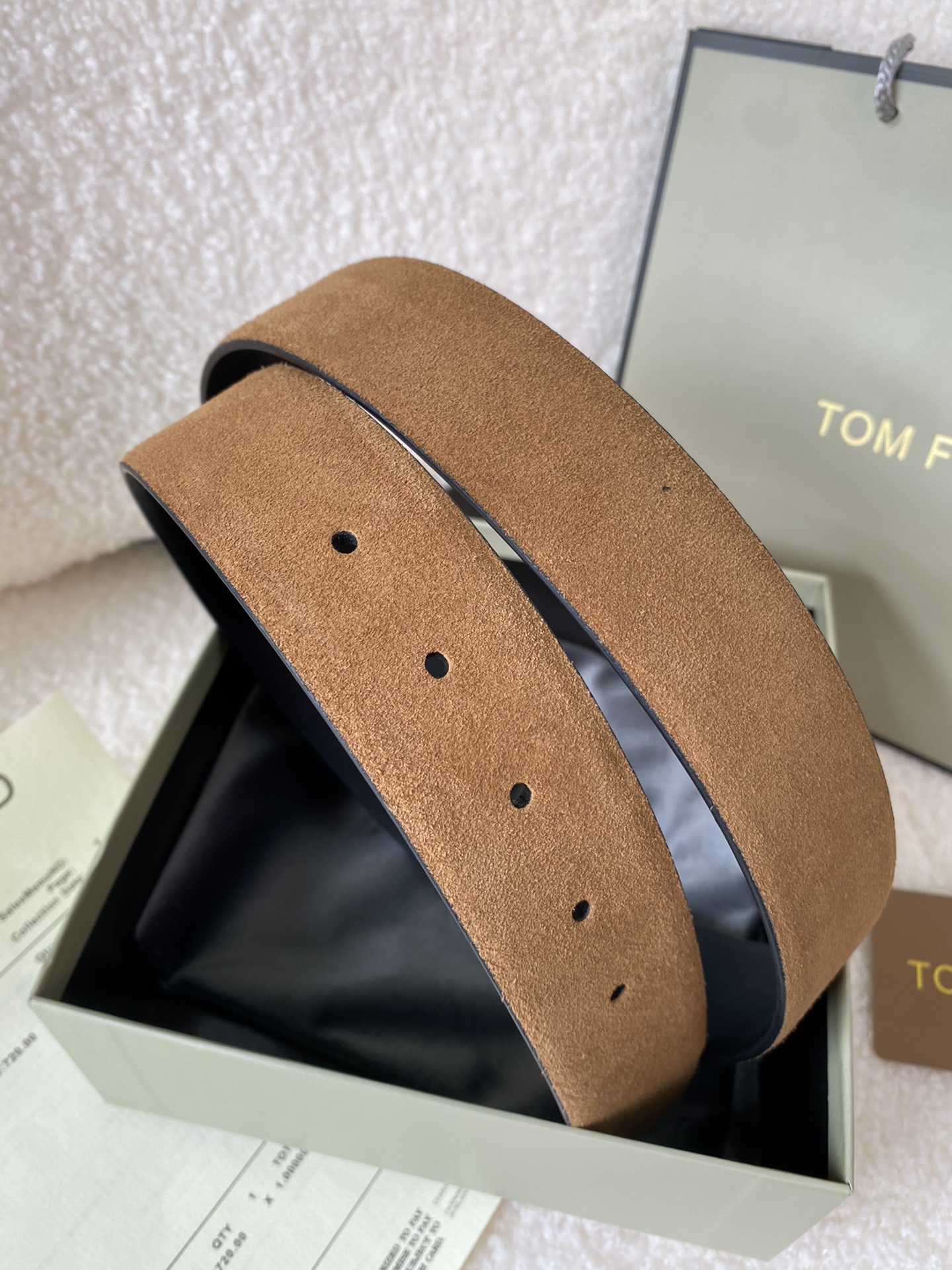 Tom Ford Male Basic Belt Cow Leather M