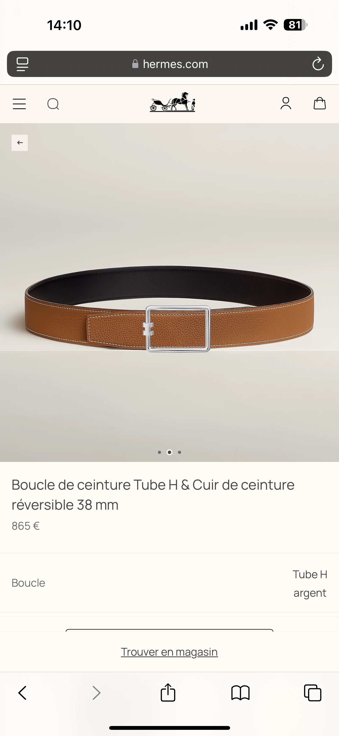 Male Basic Belt 38mm