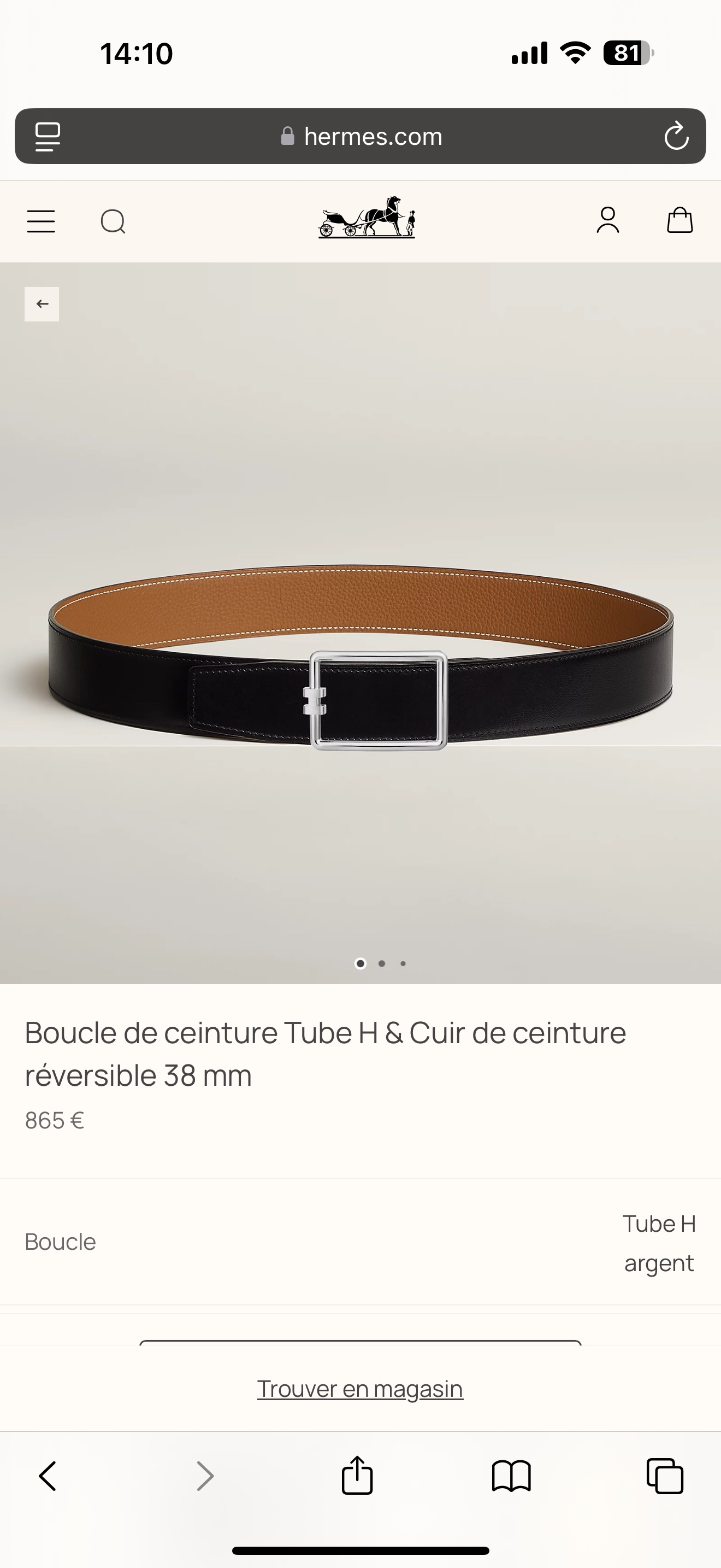 Male Basic Belt 38mm