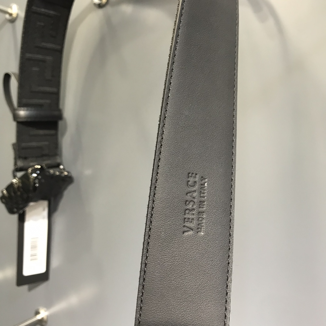 Versace Basic Belt Cow Leather S-m