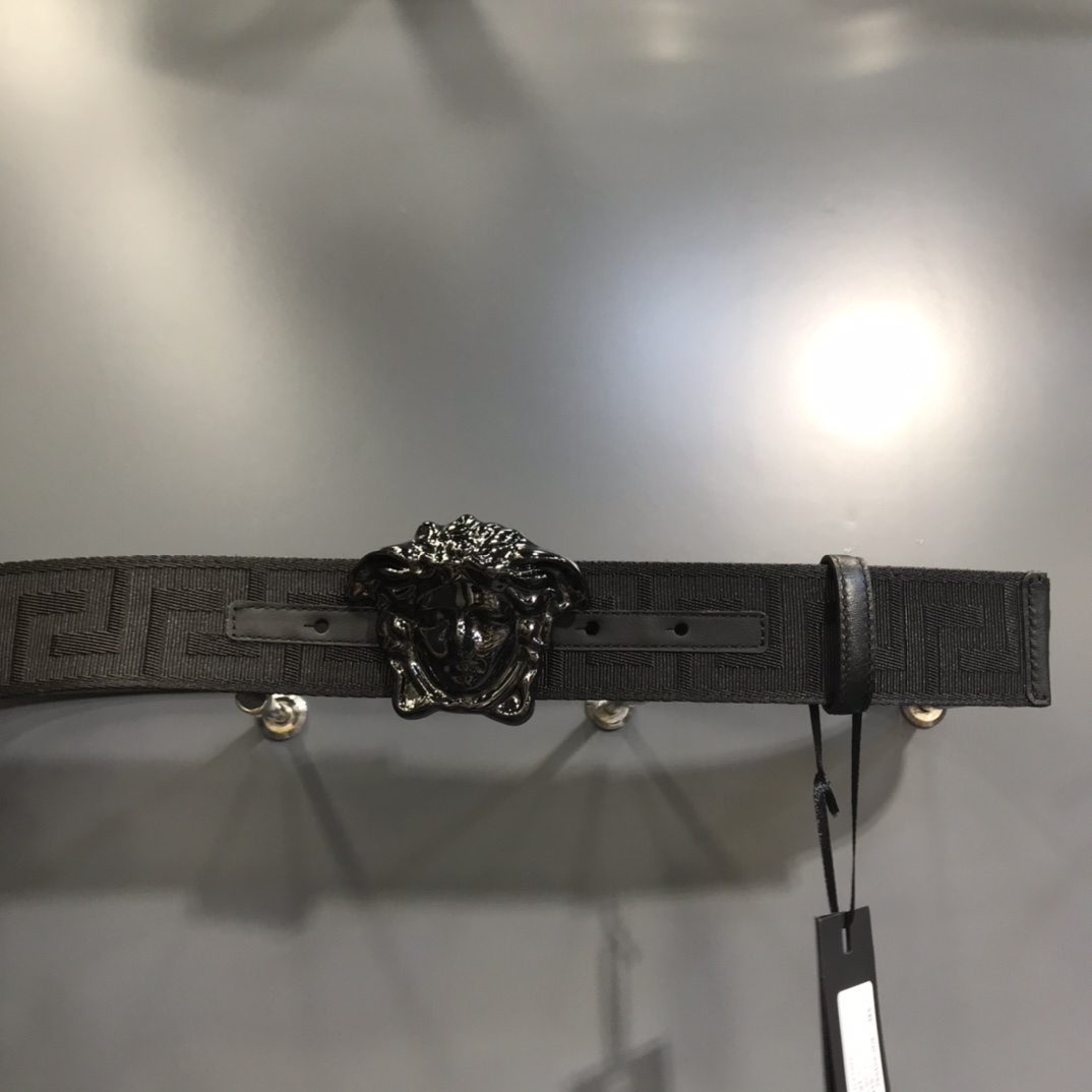 Versace Basic Belt Cow Leather S-m