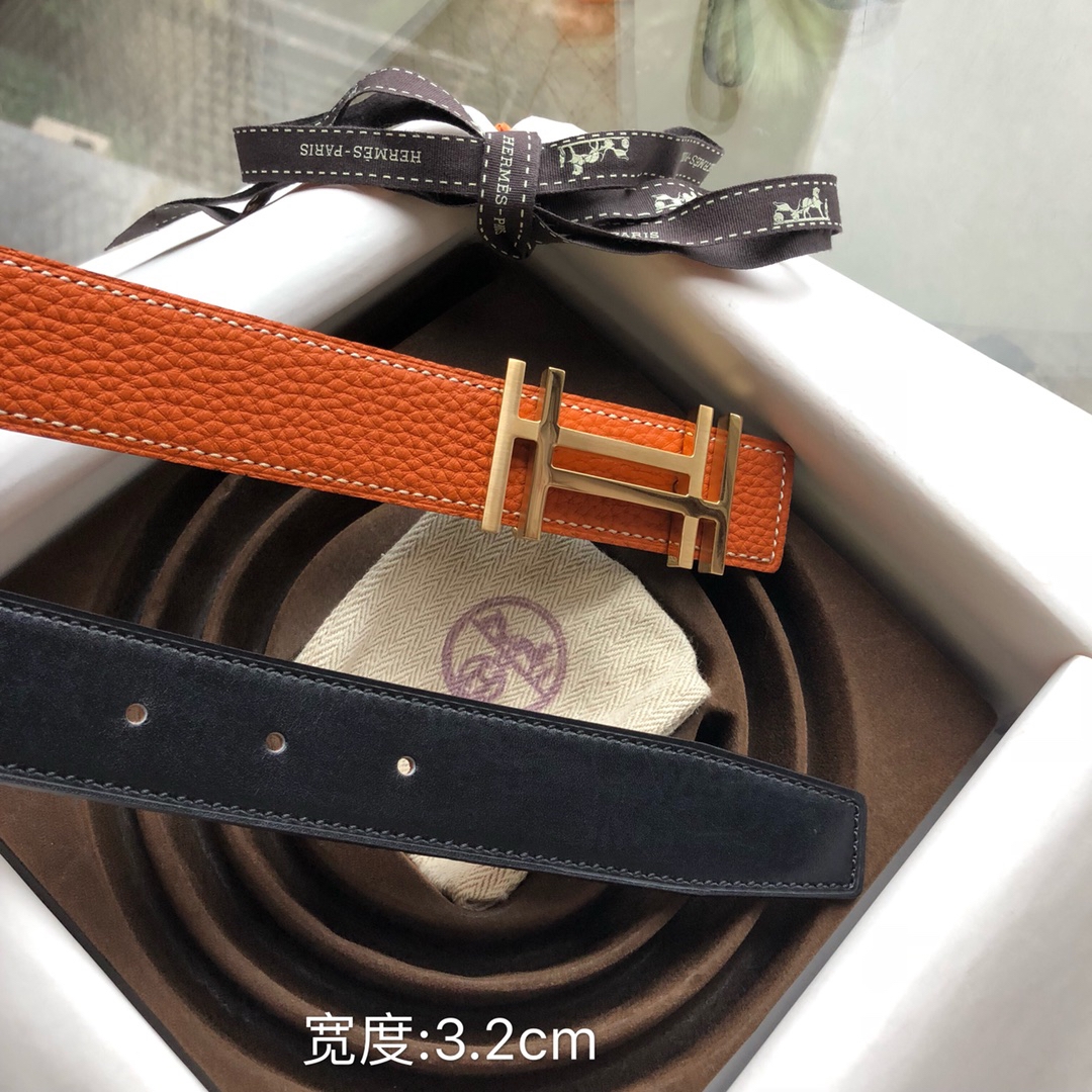 Hermès Male Basic Belt S-m